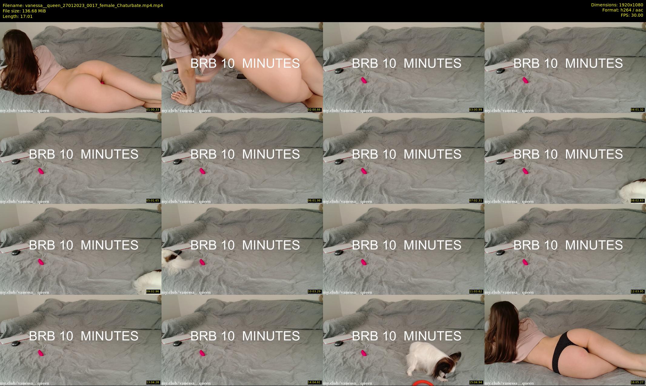 vanessa__queen — 18 minute Chaturbate female cam show recording, 1080p, Jan 27, 2023
