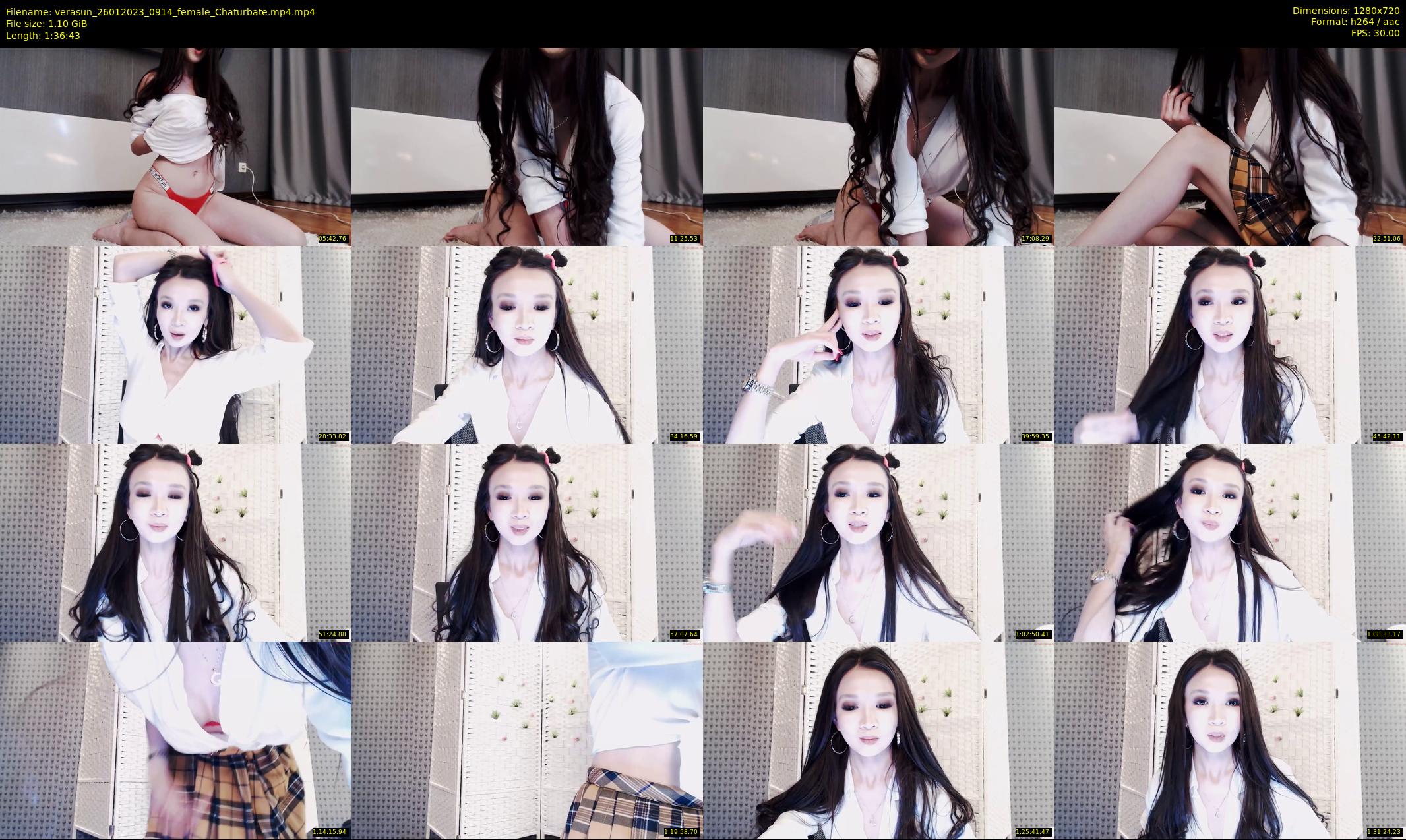 verasun — 97 minute Chaturbate female cam show recording, 720p, Jan 26, 2023