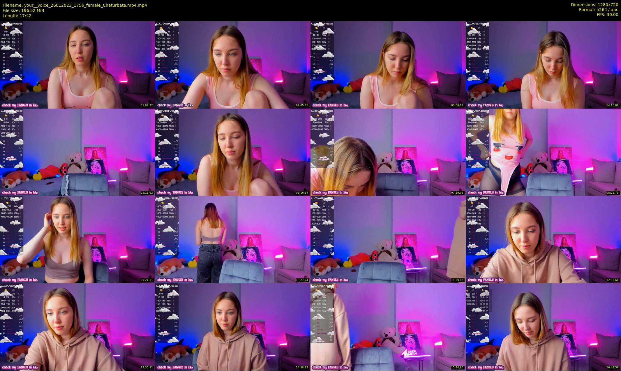 your__voice — 18 minute Chaturbate female cam show recording, 720p, Jan 26, 2023