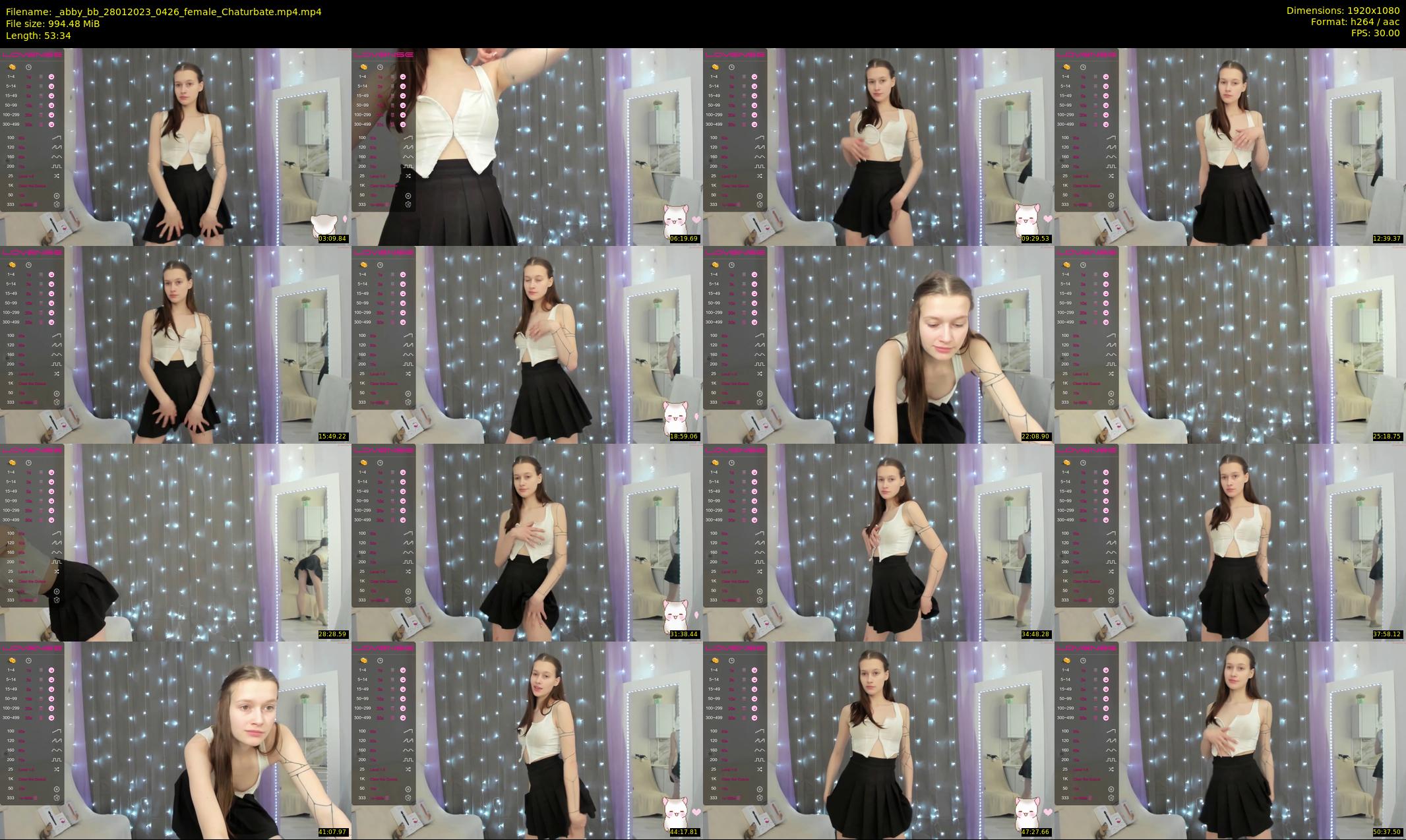 _abby_bb — 54 minute Chaturbate female cam show recording, 1080p, Jan 28, 2023