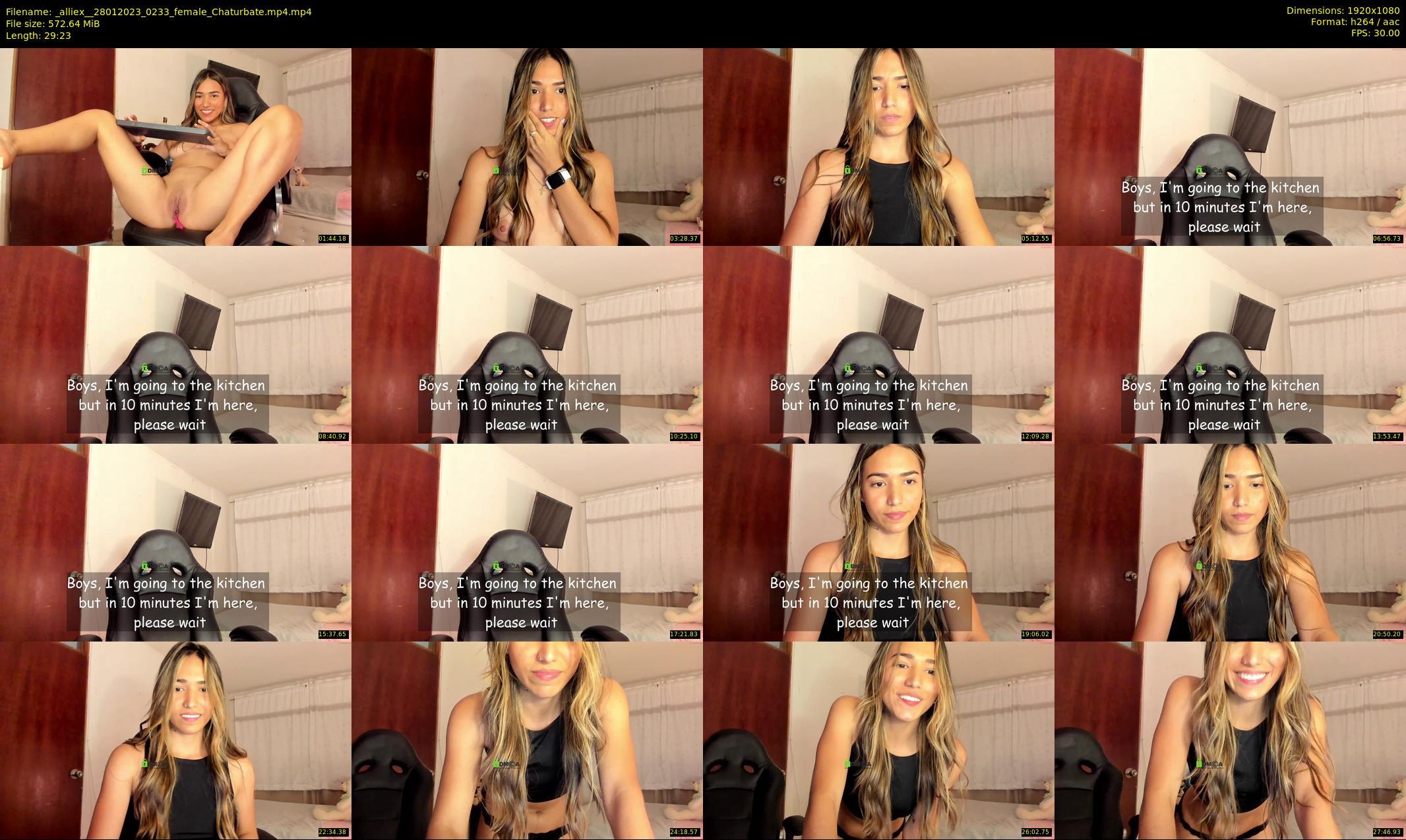 _alliex_ — 30 minute Chaturbate female cam show recording, 1080p, Jan 28, 2023