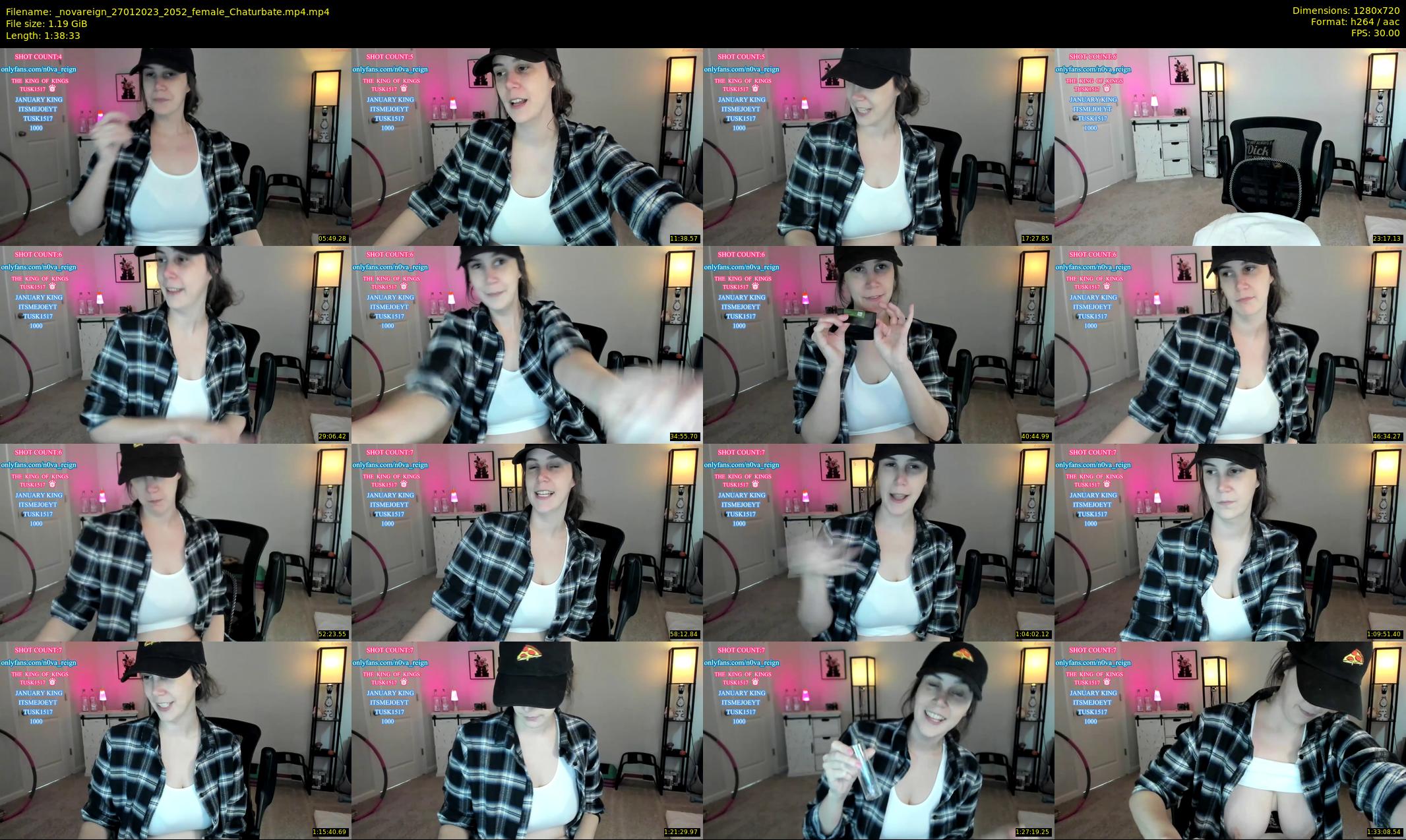 _novareign — 99 minute Chaturbate female cam show recording, 720p, Jan 27, 2023