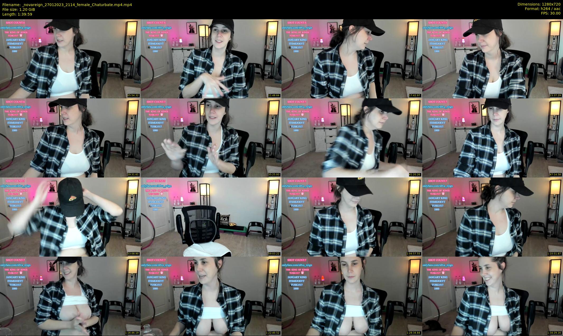 _novareign — 100 minute Chaturbate female cam show recording, 720p, Jan 27, 2023