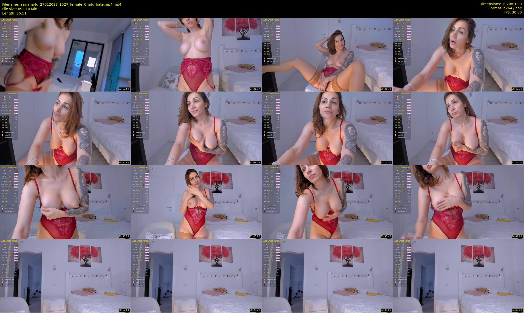 aariana4u — 37 minute Chaturbate female cam show recording, 1080p, Jan 27, 2023