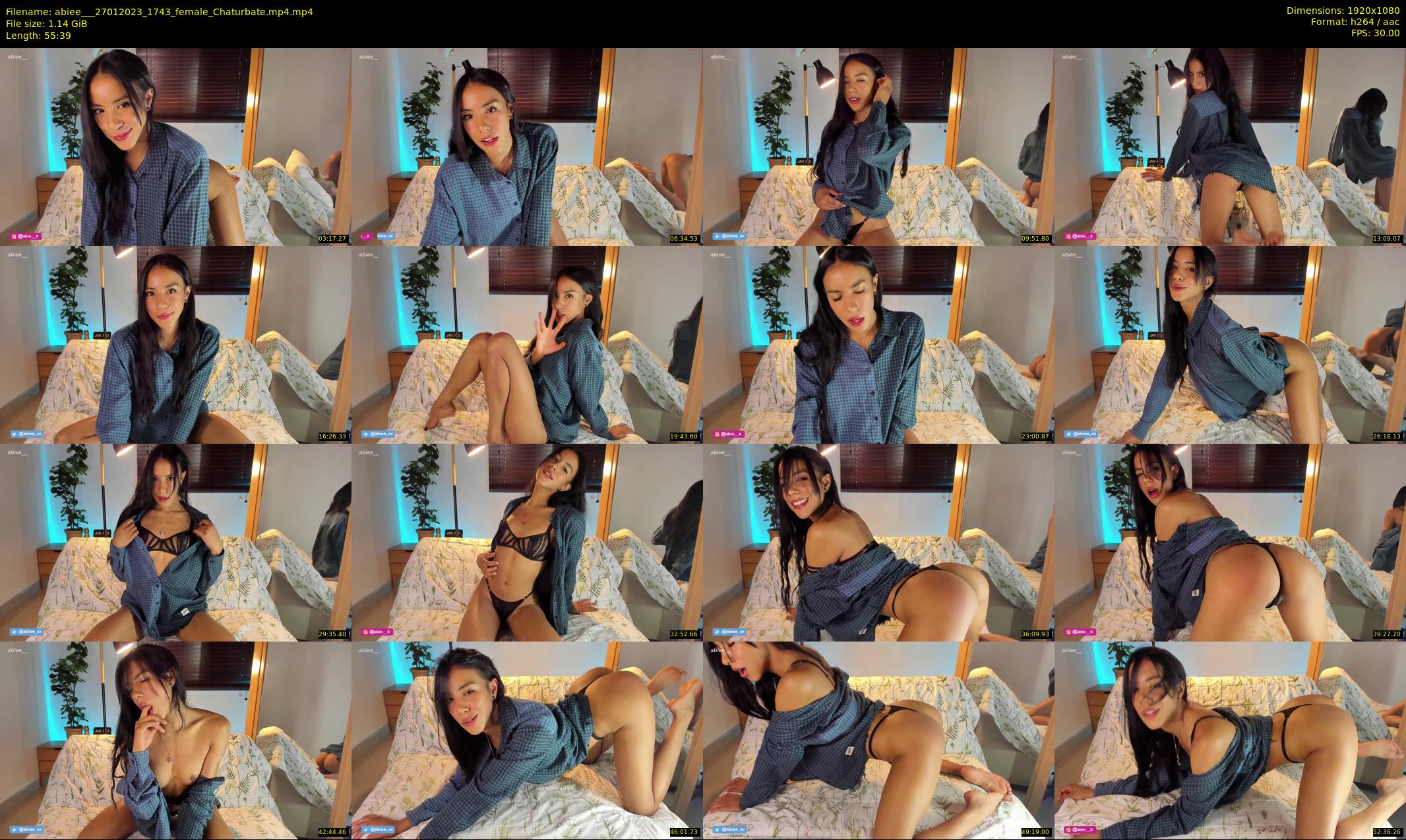 abiee__ — 56 minute Chaturbate female cam show recording, 1080p, Jan 27, 2023