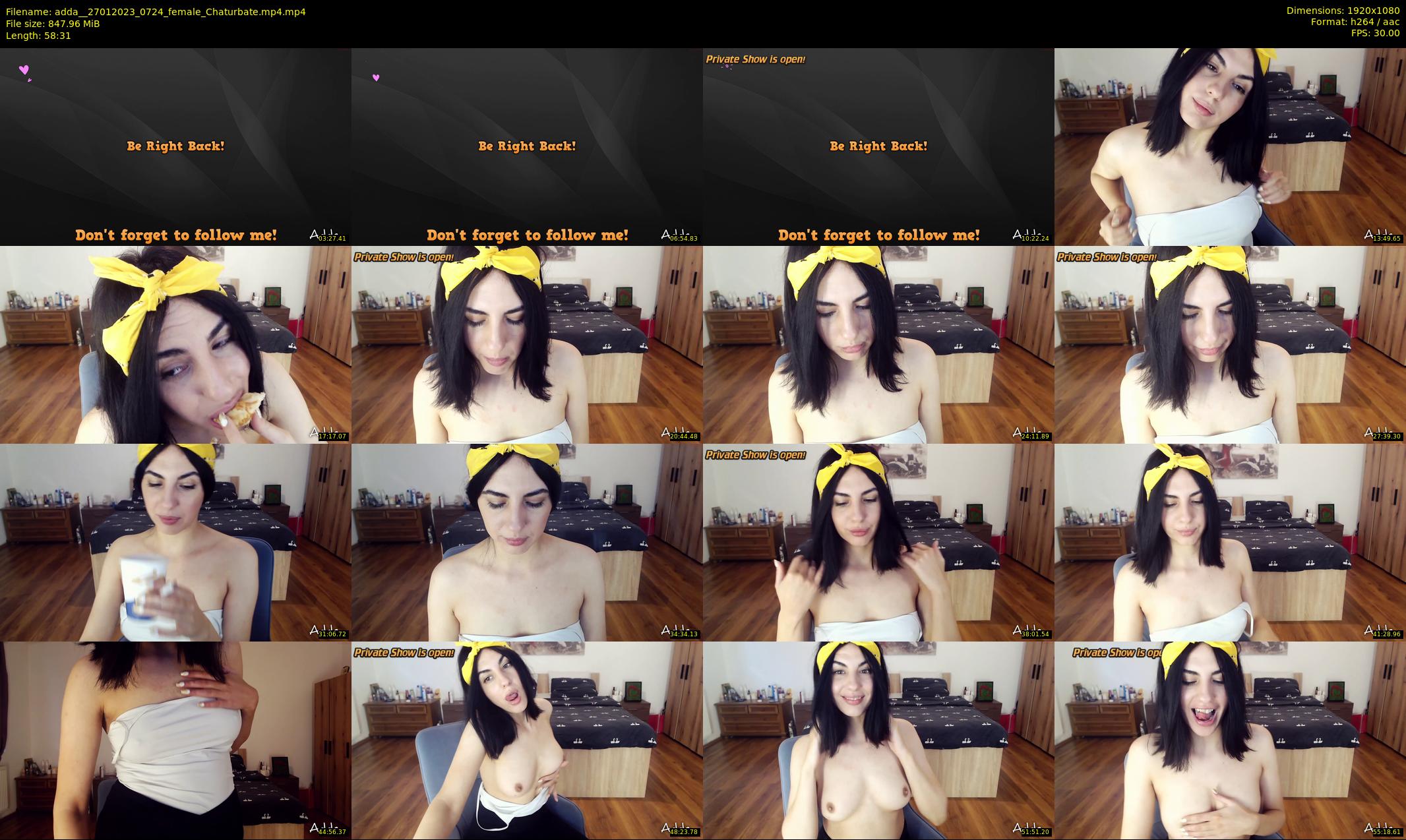 adda_ — 59 minute Chaturbate female cam show recording, 1080p, Jan 27, 2023