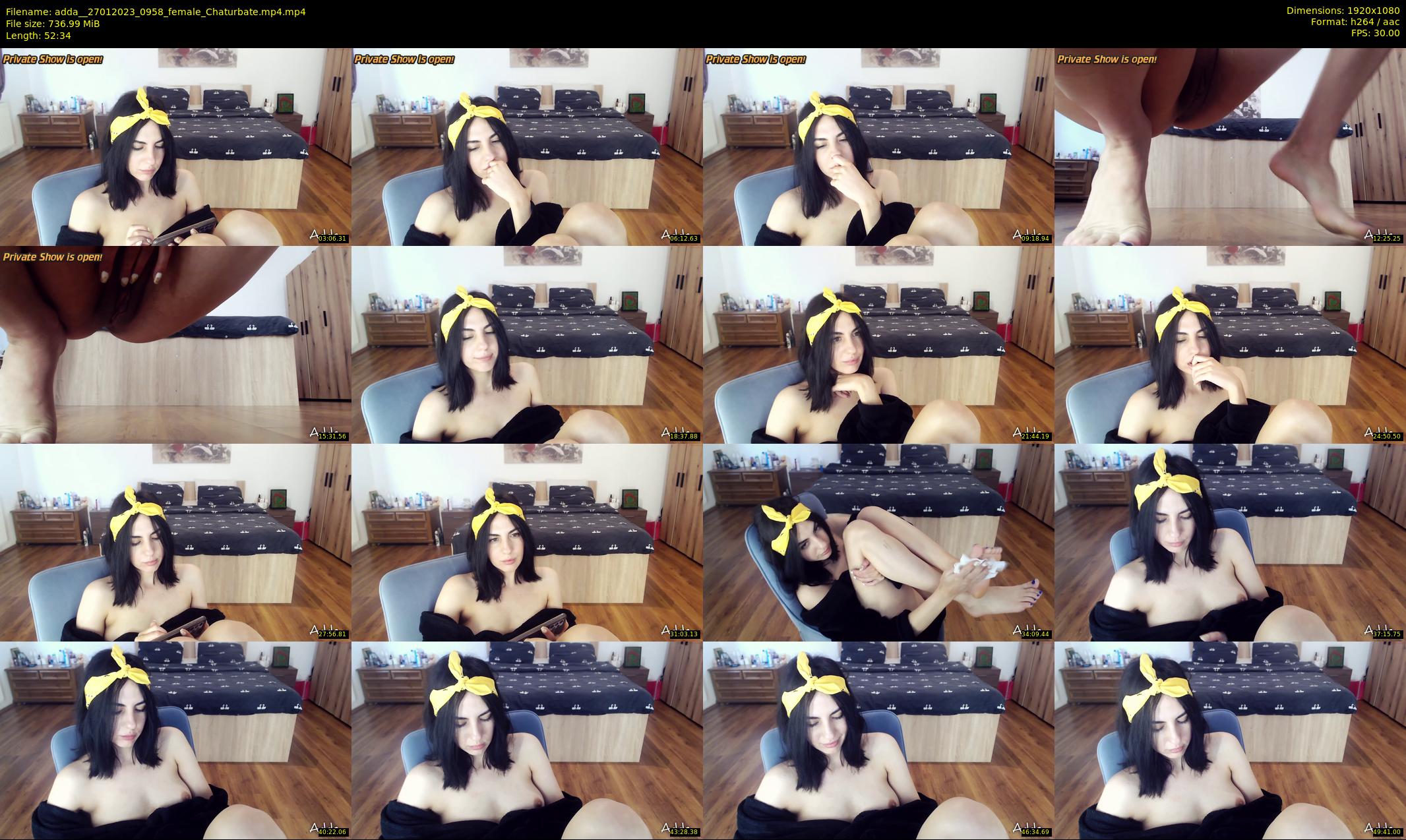 adda_ — 53 minute Chaturbate female cam show recording, 1080p, Jan 27, 2023