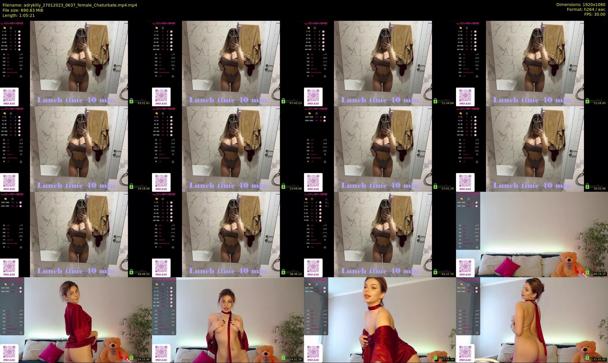 adrykilly — 66 minute Chaturbate female cam show recording, 1080p, Jan 27, 2023