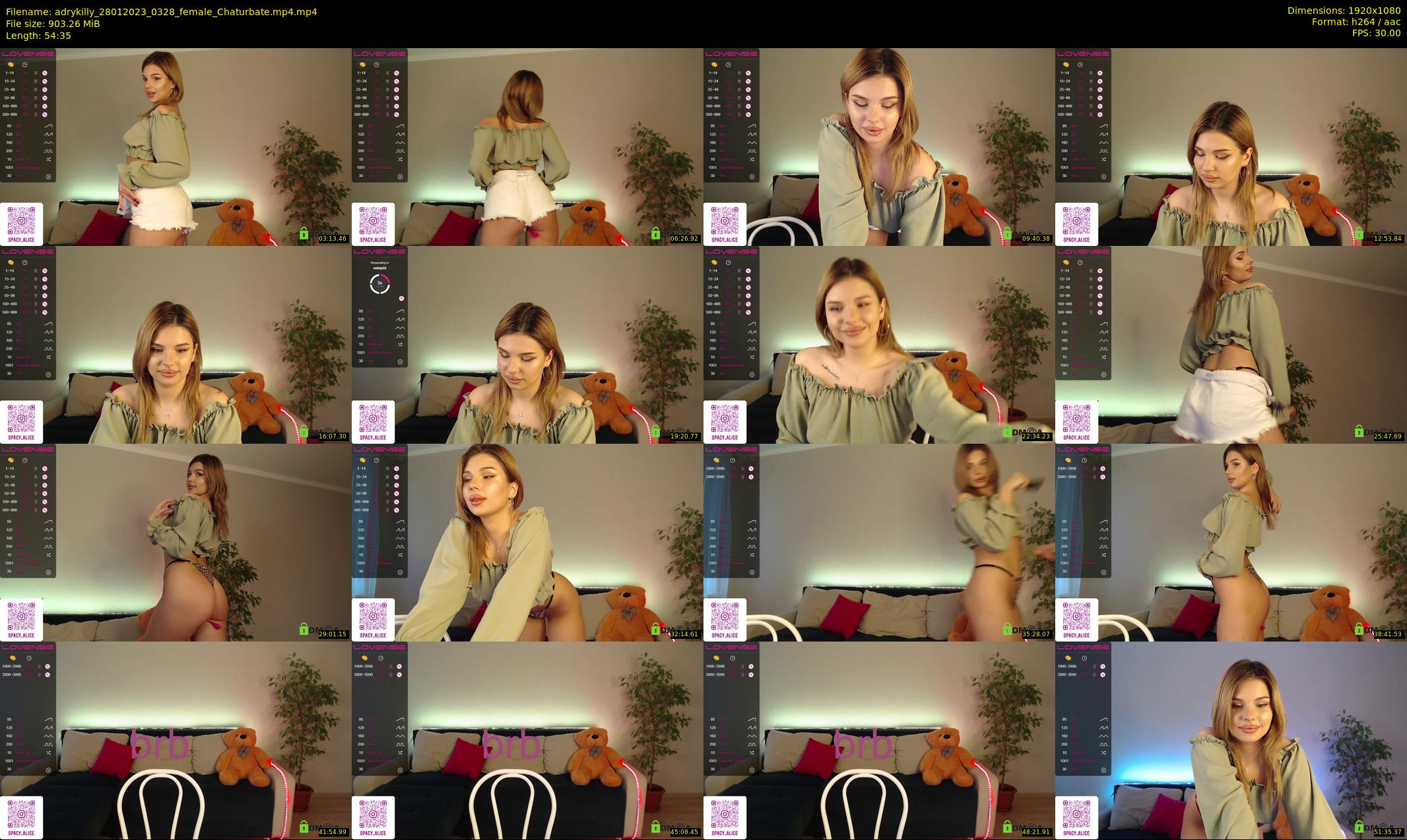 adrykilly — 55 minute Chaturbate female cam show recording, 1080p, Jan 28, 2023