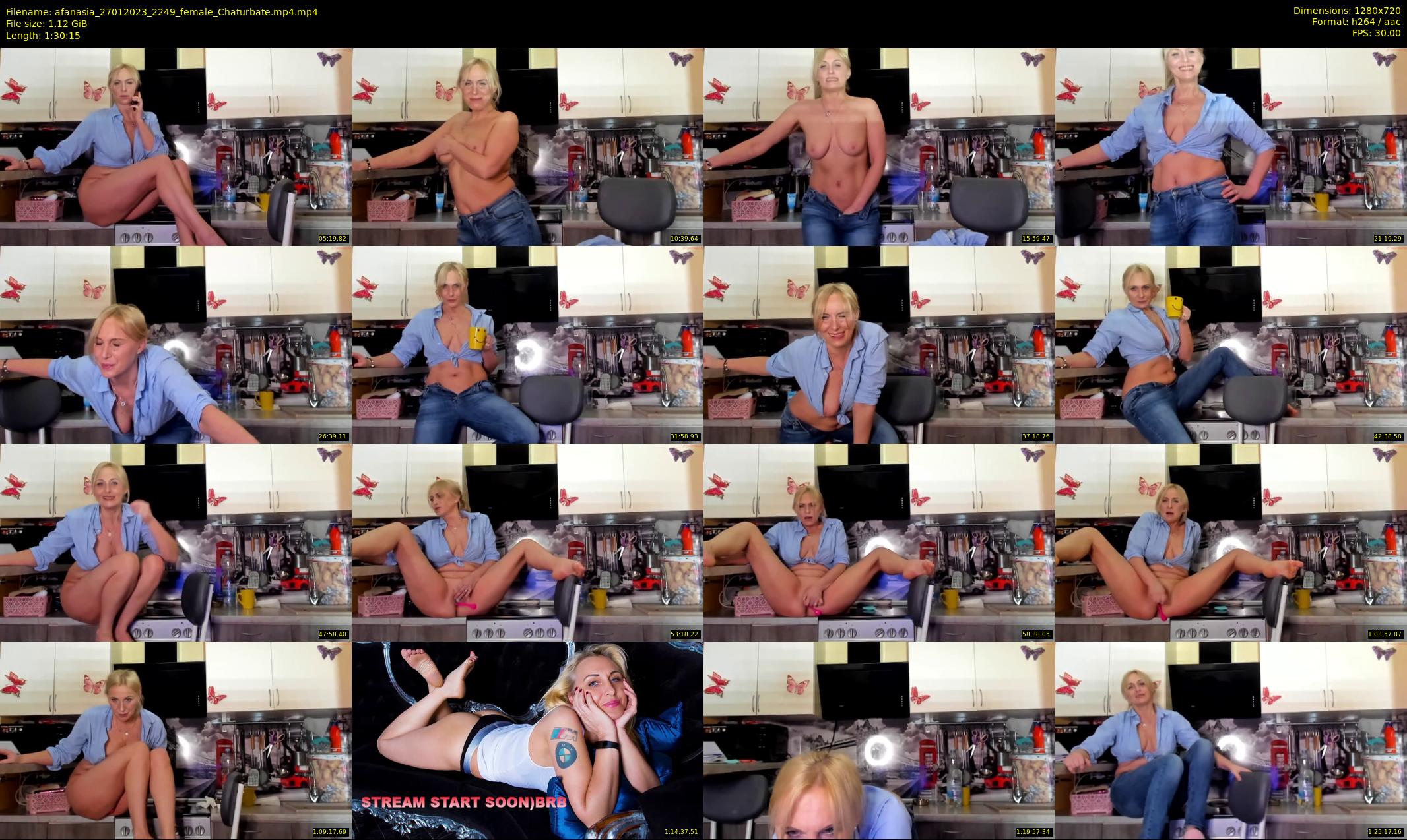 afanasia — 91 minute Chaturbate female cam show recording, 720p, Jan 27, 2023