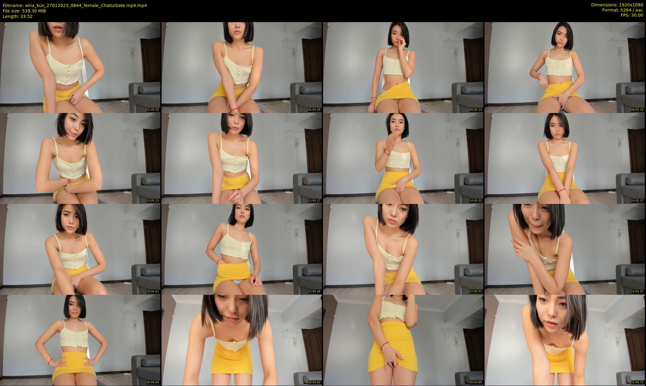 aina_kun — 34 minute Chaturbate female cam show recording, 1080p, Jan 27, 2023