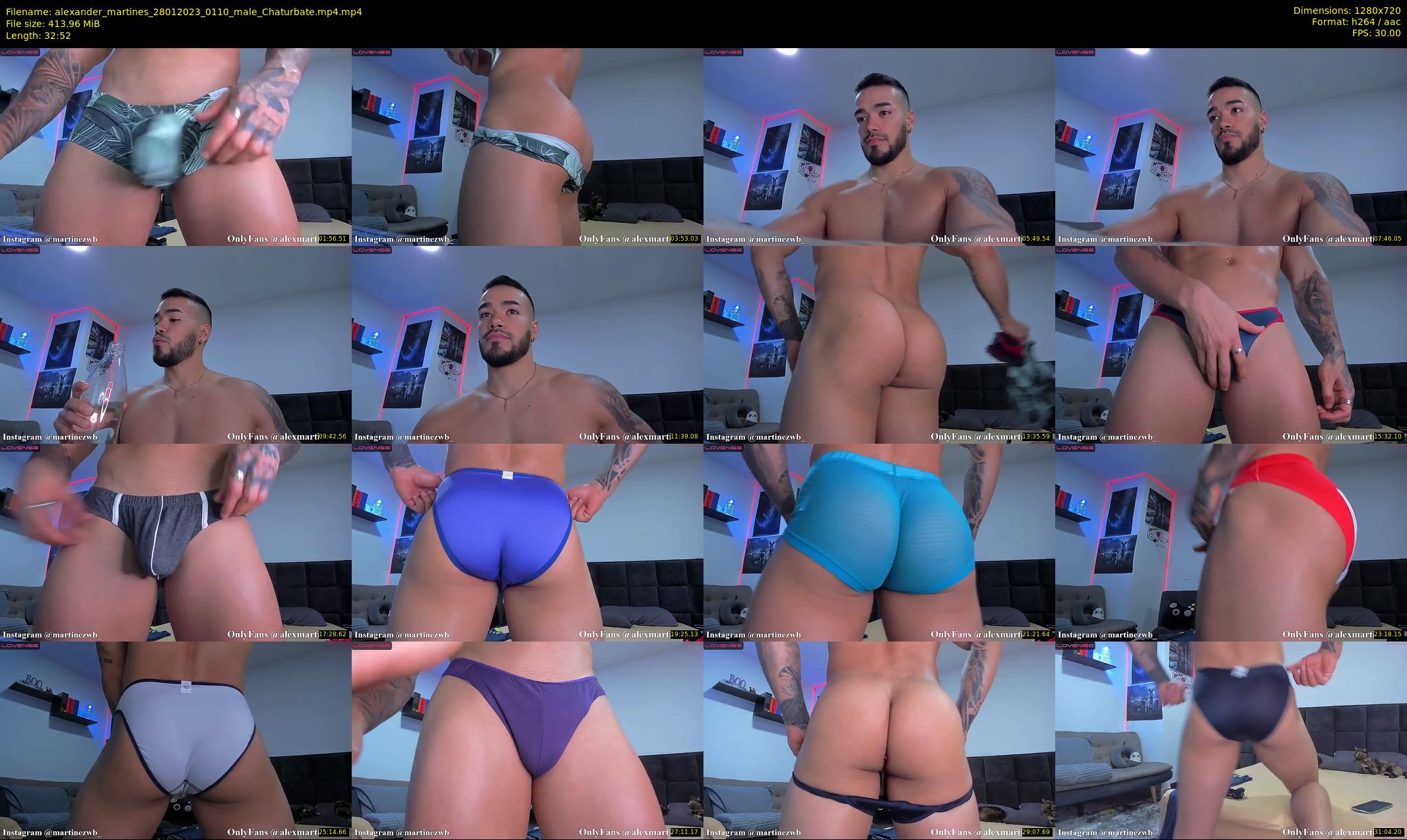 alexander_martines — 33 minute Chaturbate male cam show recording, 720p, Jan 28, 2023