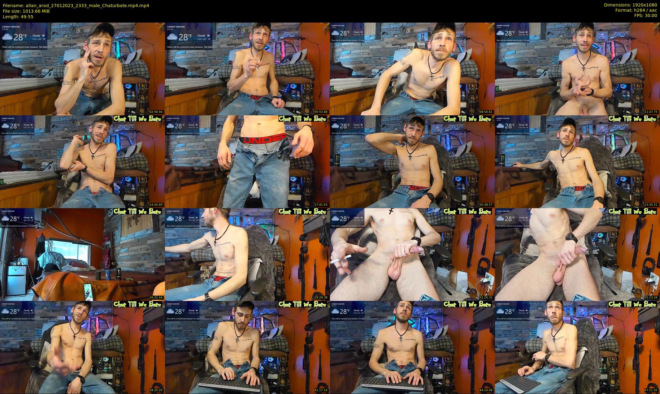 allan_arod — 50 minute Chaturbate male cam show recording, 1080p, Jan 27, 2023