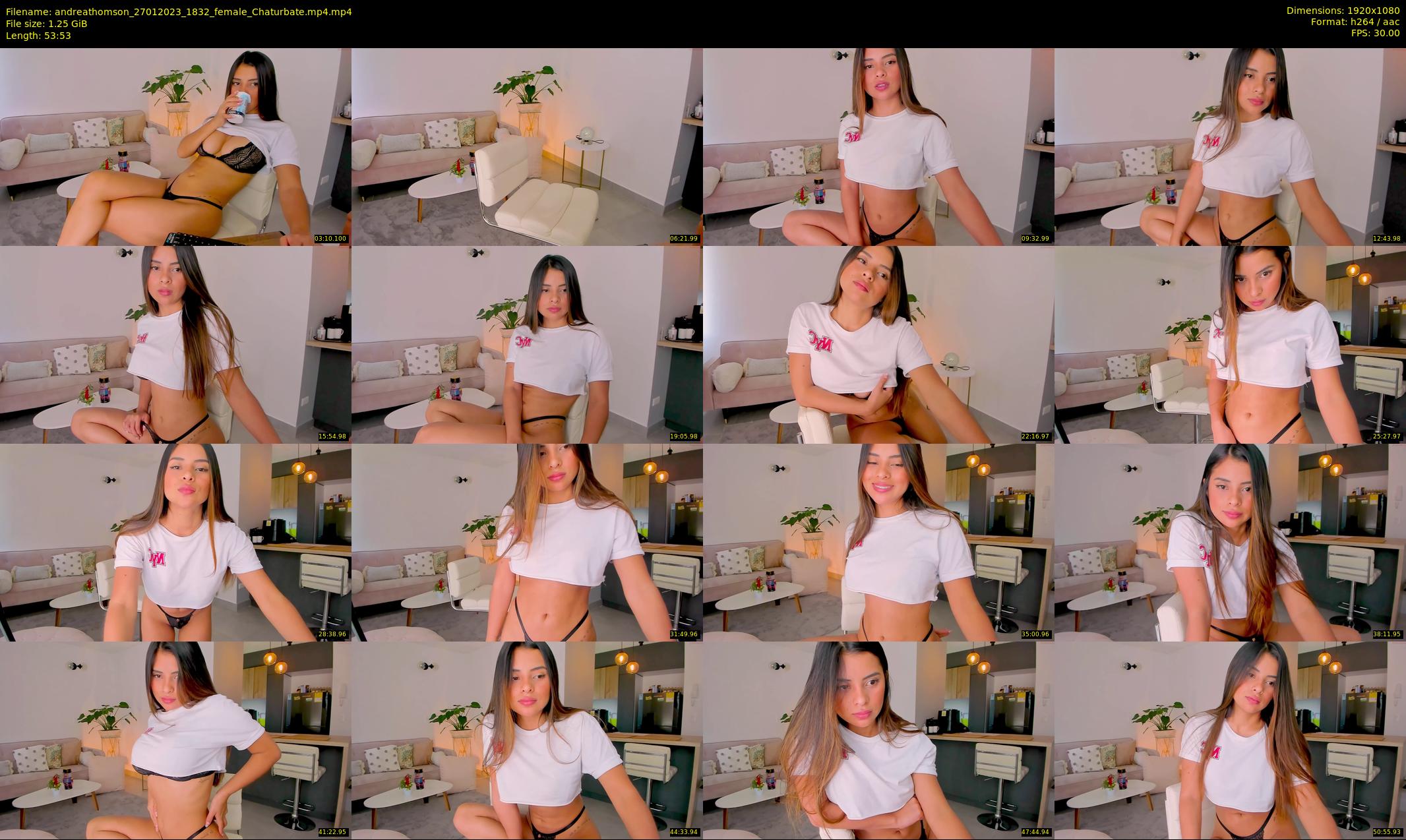 andreathomson — 54 minute Chaturbate female cam show recording, 1080p, Jan 27, 2023