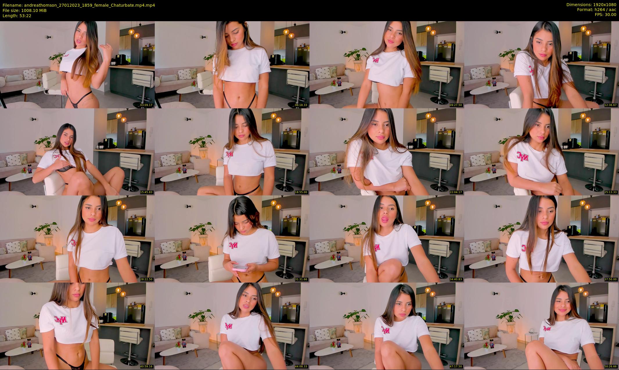 andreathomson — 54 minute Chaturbate female cam show recording, 1080p, Jan 27, 2023
