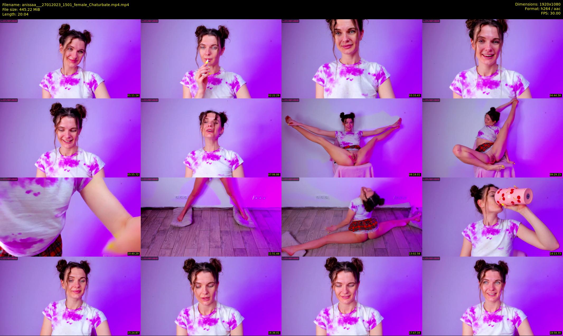 anissaa__ — 21 minute Chaturbate female cam show recording, 1080p, Jan 27, 2023