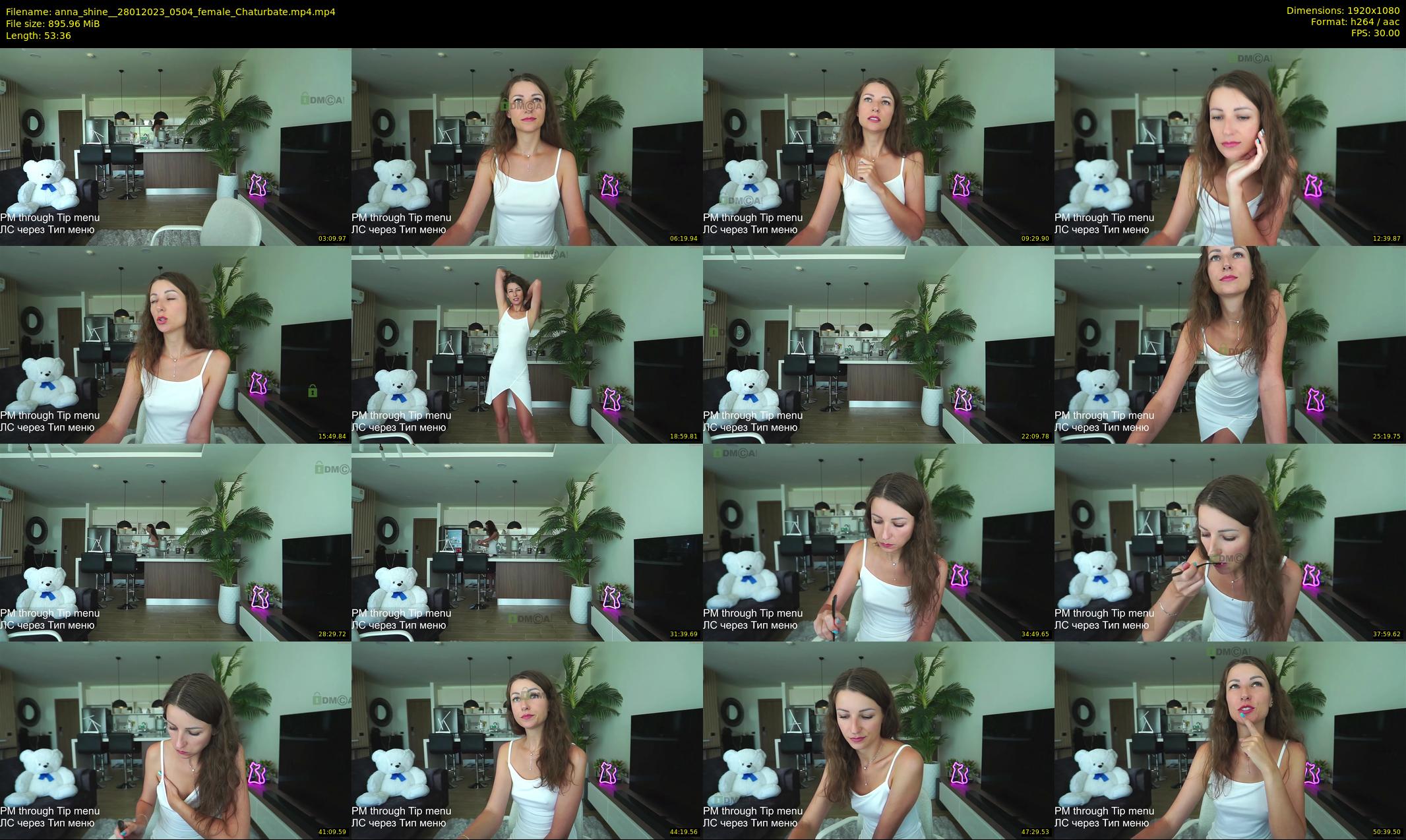 anna_shine_ — 54 minute Chaturbate female cam show recording, 1080p, Jan 28, 2023