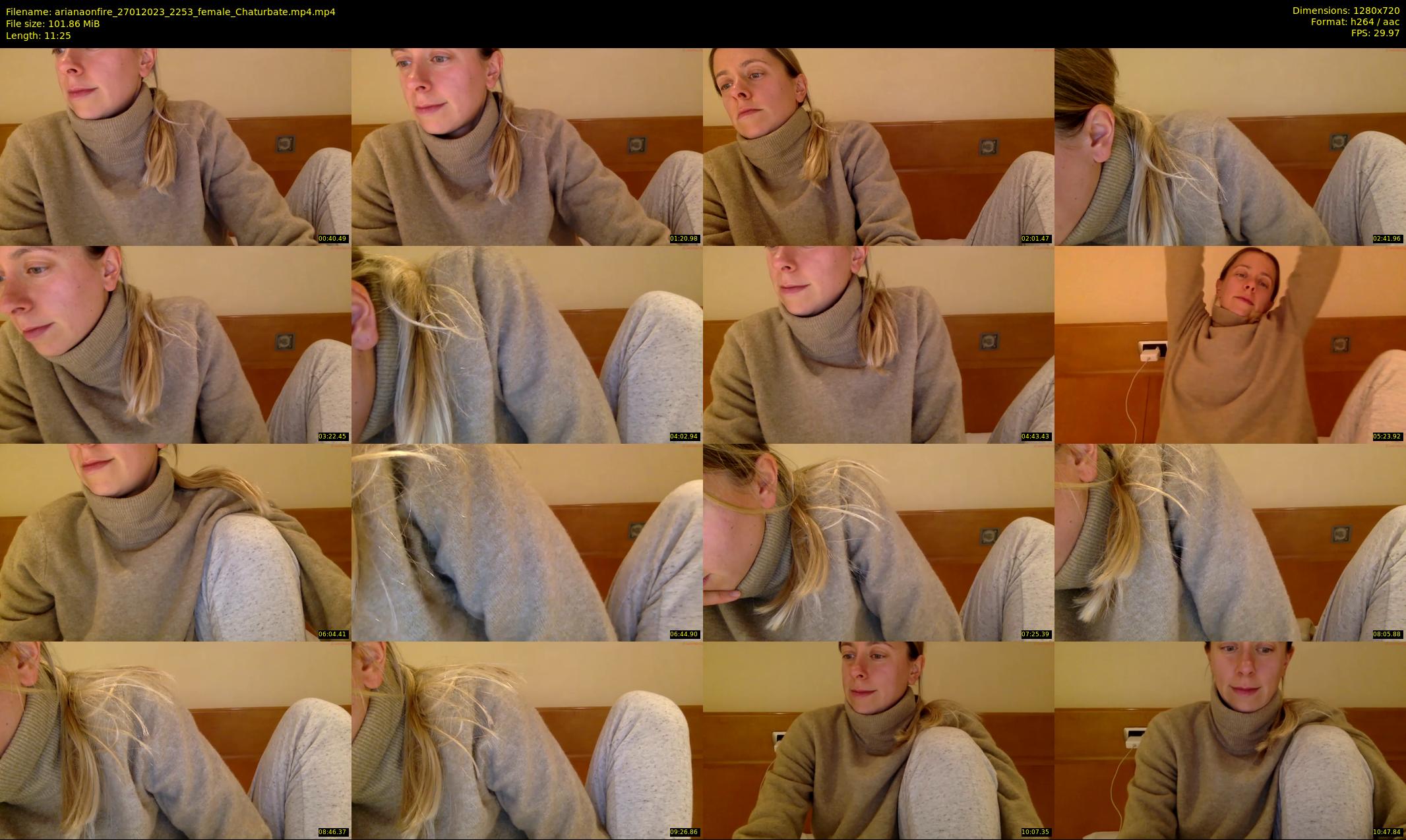 arianaonfire — 12 minute Chaturbate couple cam show recording, 720p, Jan 27, 2023