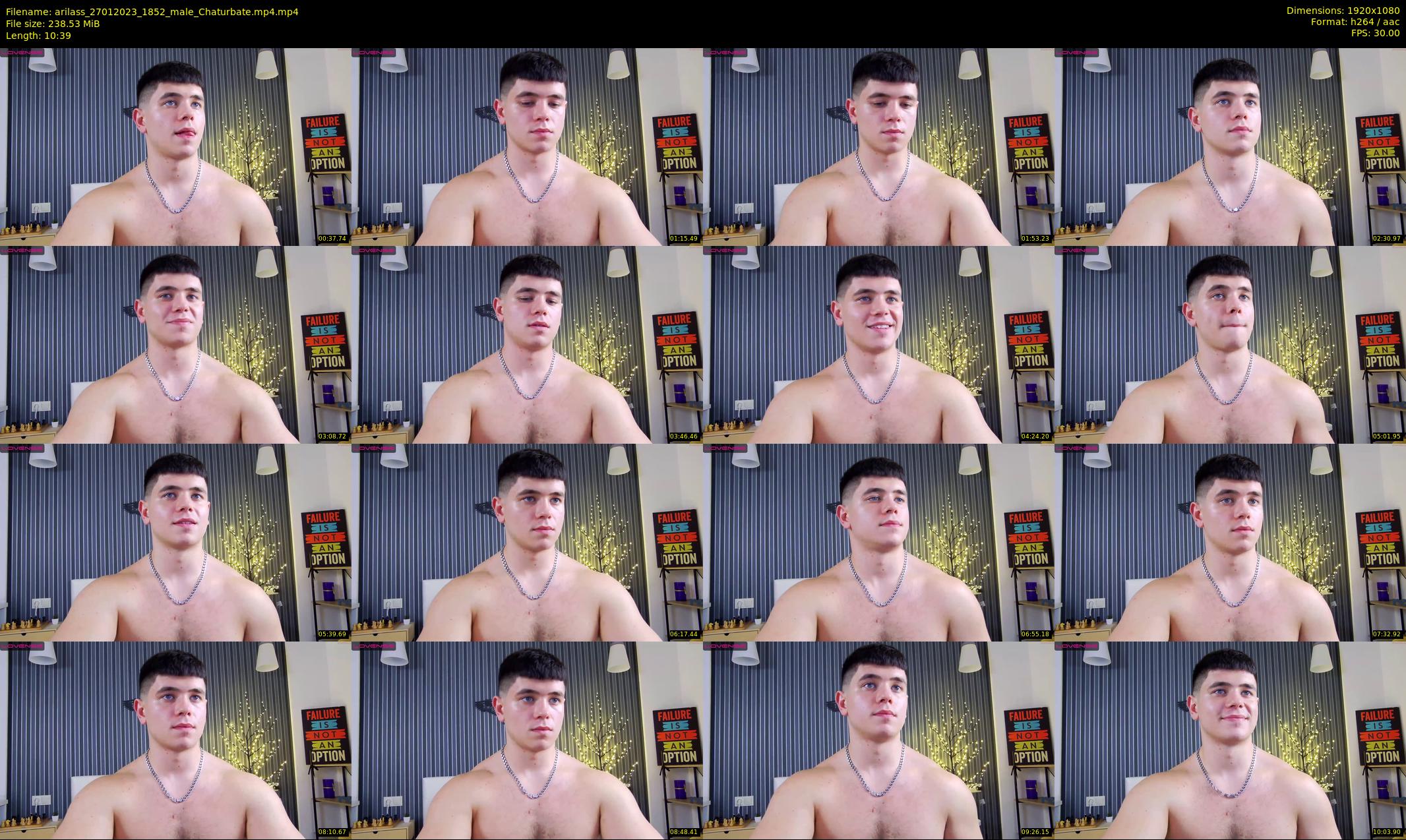 arilass — 11 minute Chaturbate male cam show recording, 1080p, Jan 27, 2023