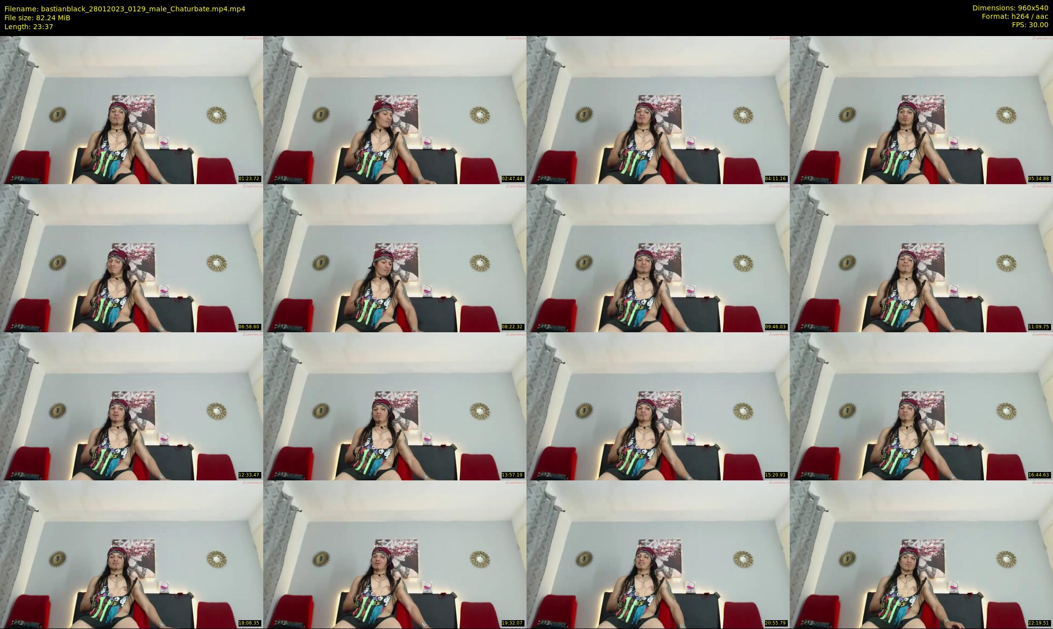 bastianblack — 24 minute Chaturbate male cam show recording, 480p, Jan 28, 2023