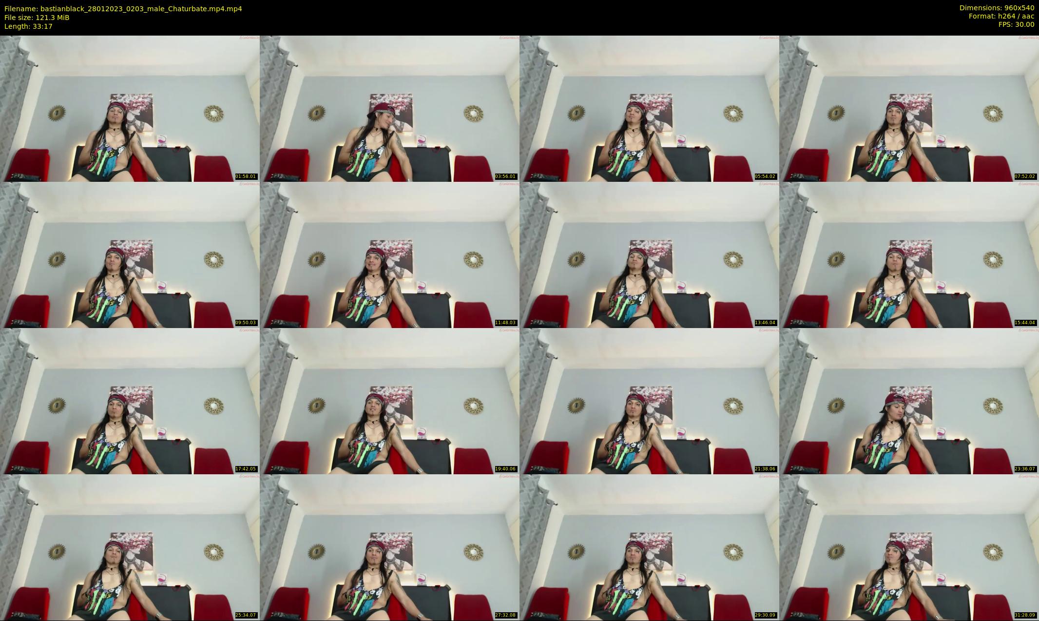 bastianblack — 34 minute Chaturbate male cam show recording, 480p, Jan 28, 2023
