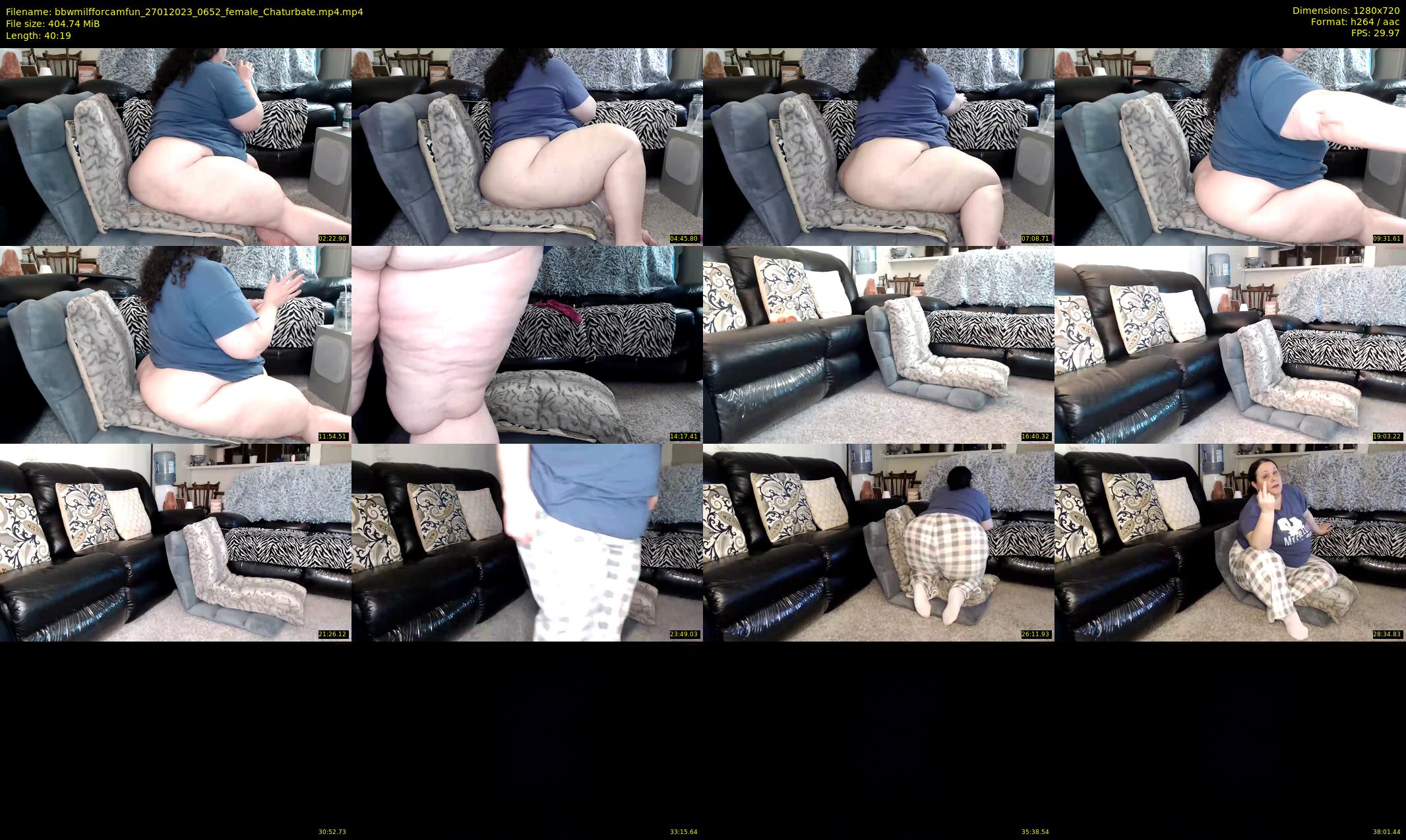 bbwmilfforcamfun — 41 minute Chaturbate female cam show recording, 720p, Jan 27, 2023