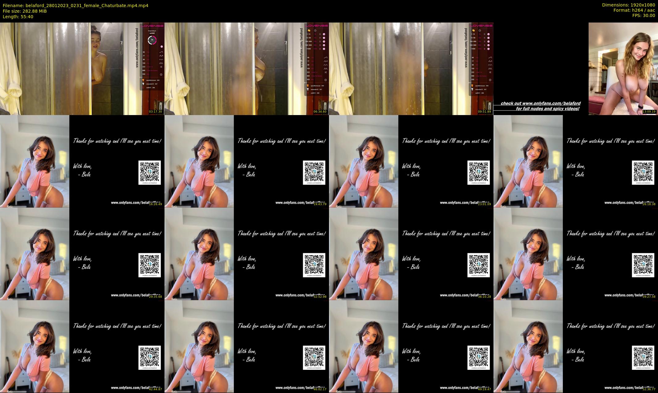 belaford — 56 minute Chaturbate female cam show recording, 1080p, Jan 28, 2023