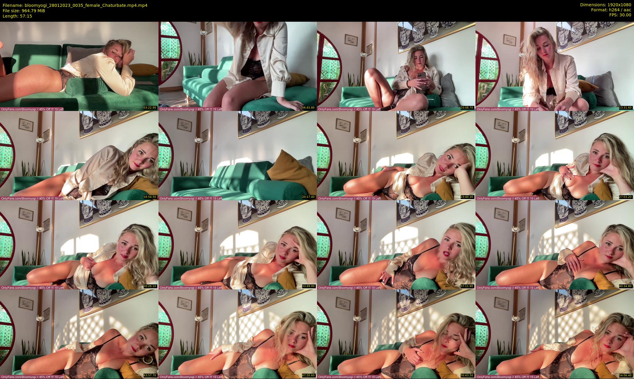bloomyogi — 58 minute Chaturbate female cam show recording, 1080p, Jan 28, 2023
