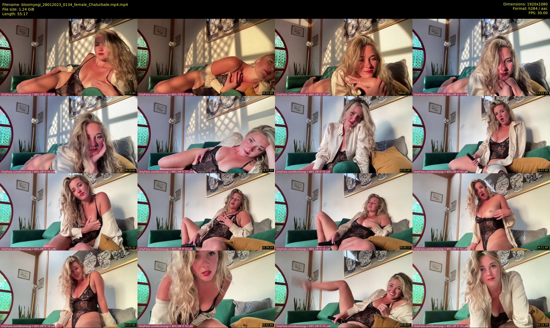 bloomyogi — 56 minute Chaturbate female cam show recording, 1080p, Jan 28, 2023