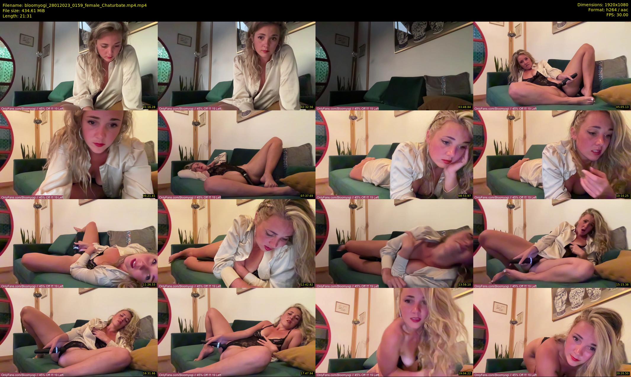 bloomyogi — 22 minute Chaturbate female cam show recording, 1080p, Jan 28, 2023