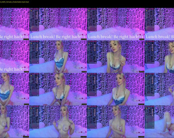 bunnydollstella — 95 minute Chaturbate female cam show recording, 720p, Jan 28, 2023