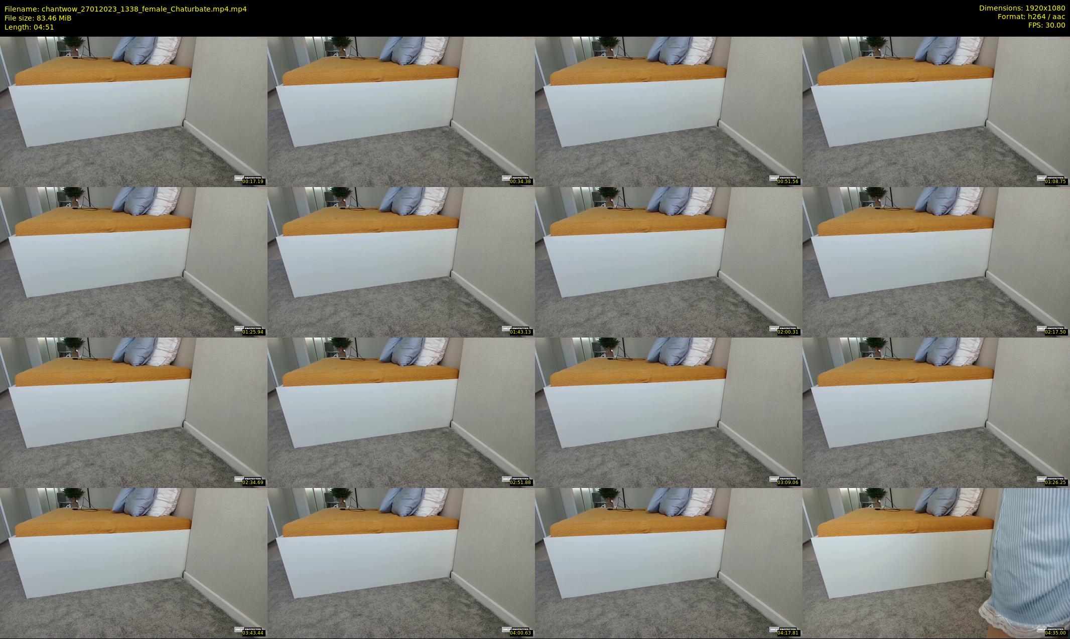 chantwow — 5 minute Chaturbate female cam show recording, 1080p, Jan 27, 2023