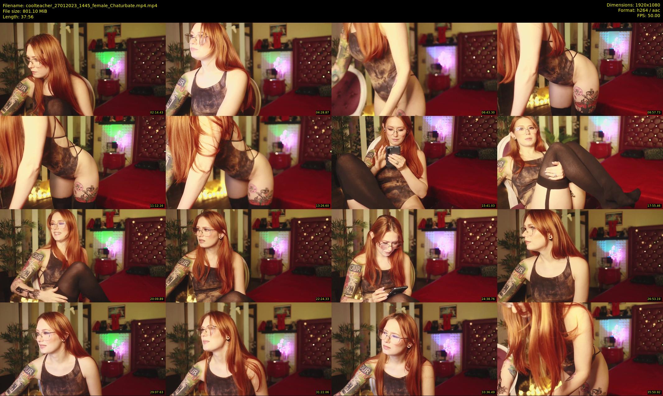 coolteacher — 38 minute Chaturbate female cam show recording, 1080p, Jan 27, 2023