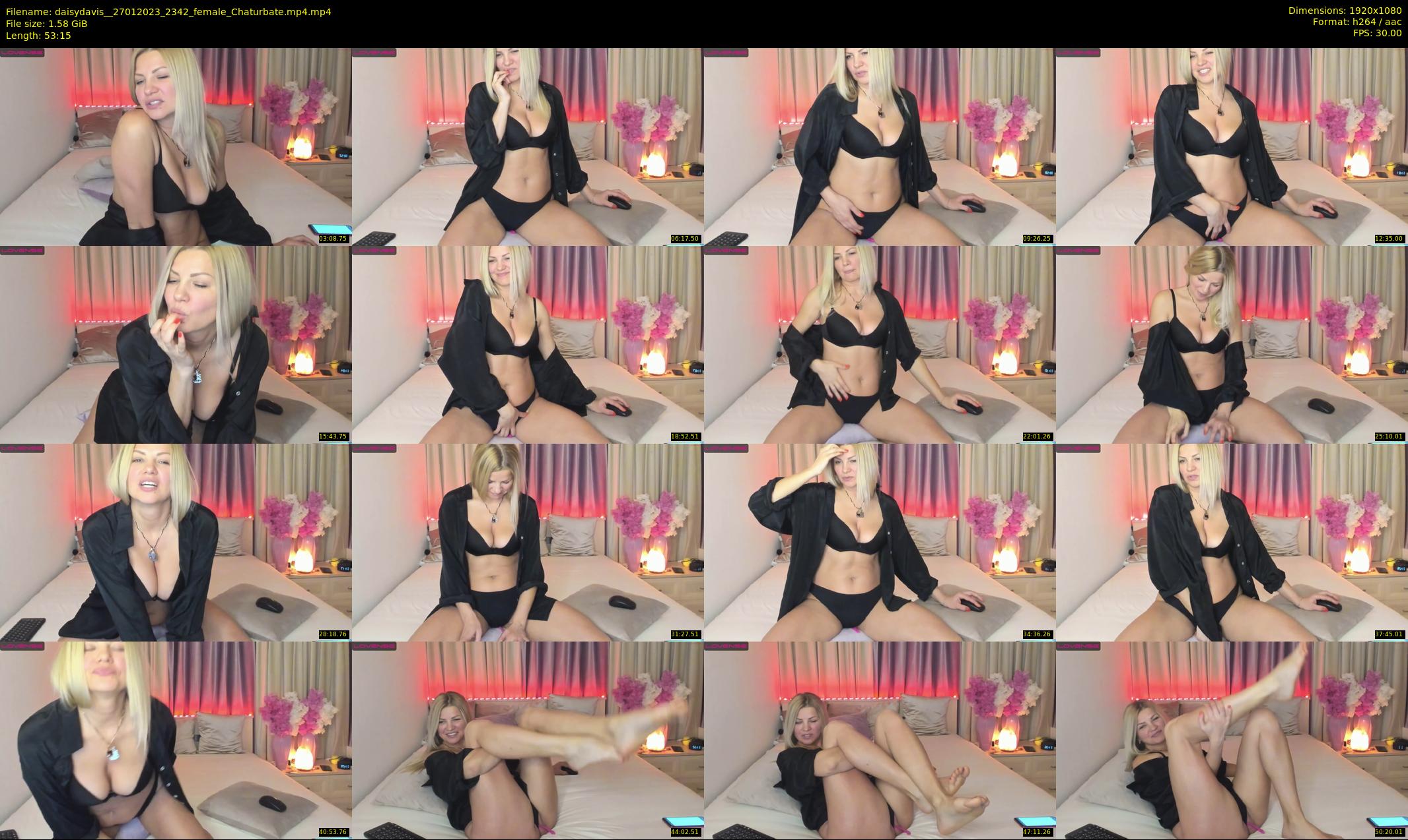 daisydavis_ — 54 minute Chaturbate female cam show recording, 1080p, Jan 27, 2023