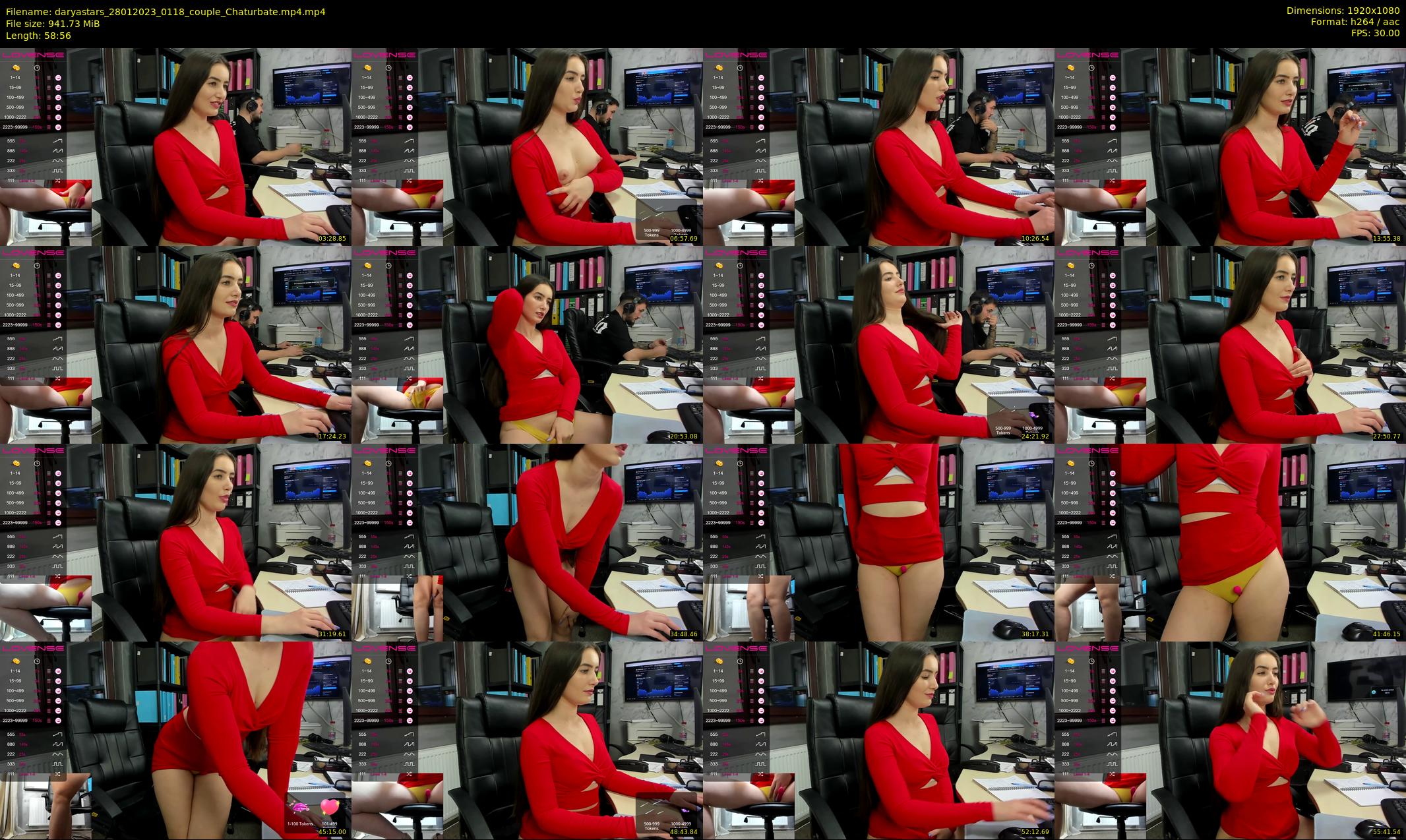 daryastars — 59 minute Chaturbate couple cam show recording, 1080p, Jan 28, 2023