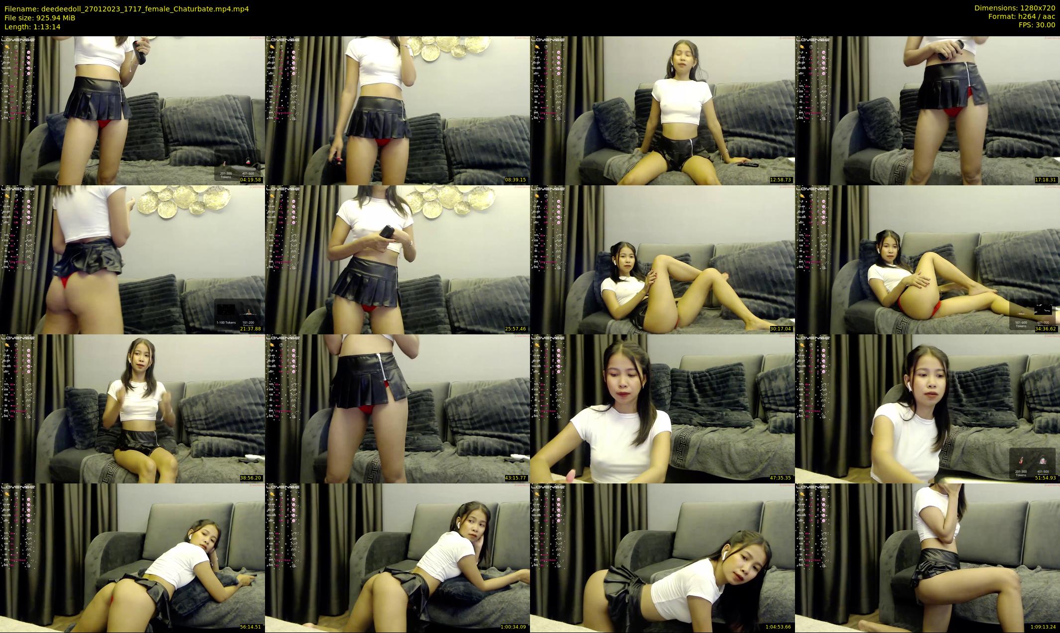 deedeedoll — 74 minute Chaturbate female cam show recording, 720p, Jan 27, 2023