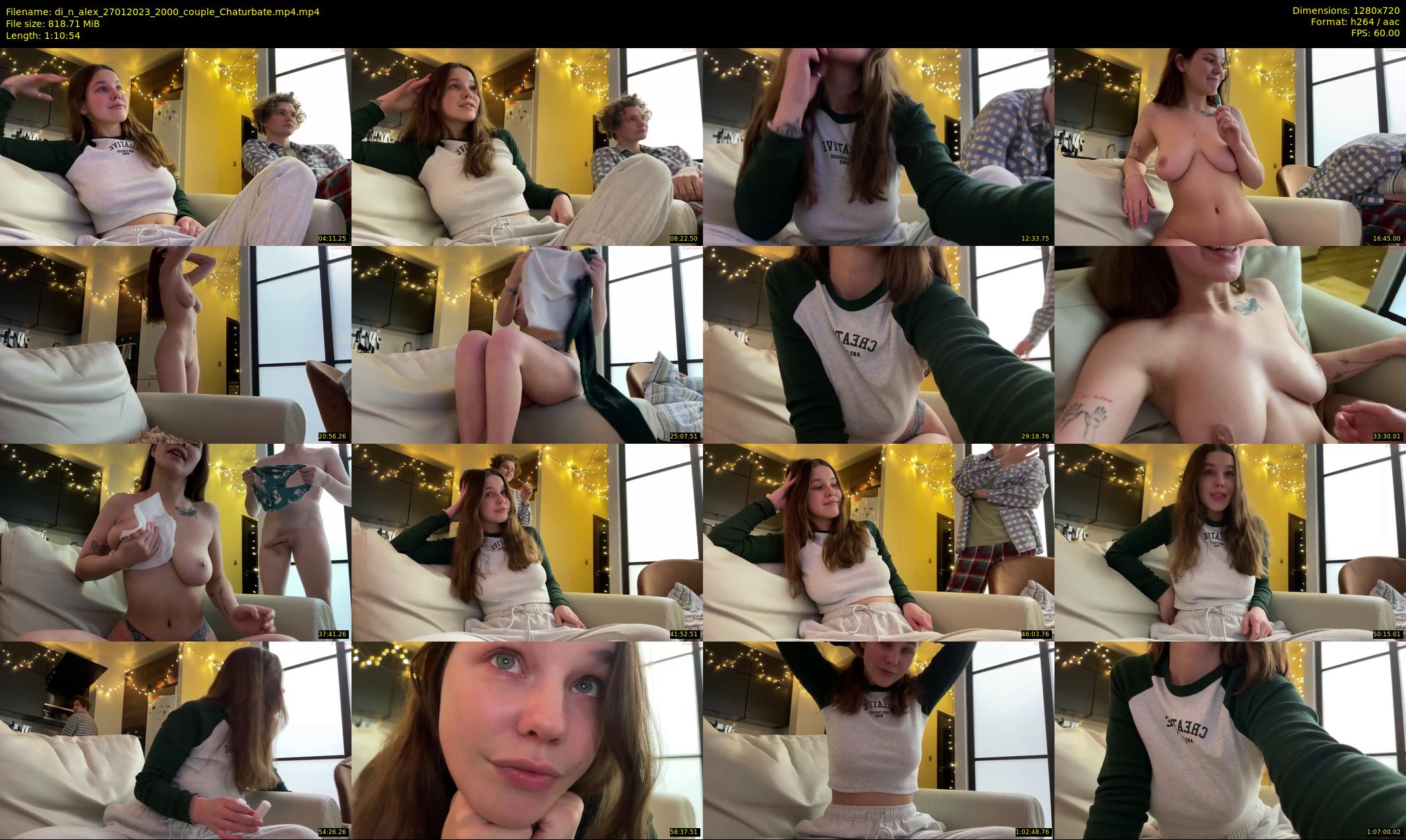 di_n_alex — 71 minute Chaturbate couple cam show recording, 720p, Jan 27, 2023
