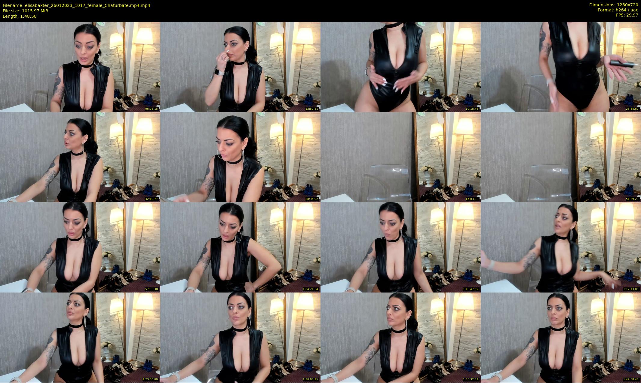 elisabaxter — 109 minute Chaturbate female cam show recording, 720p, Jan 26, 2023