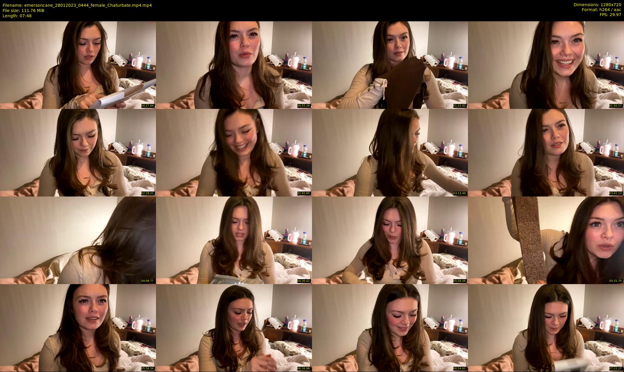 emersoncane — 8 minute Chaturbate female cam show recording, 720p, Jan 28, 2023