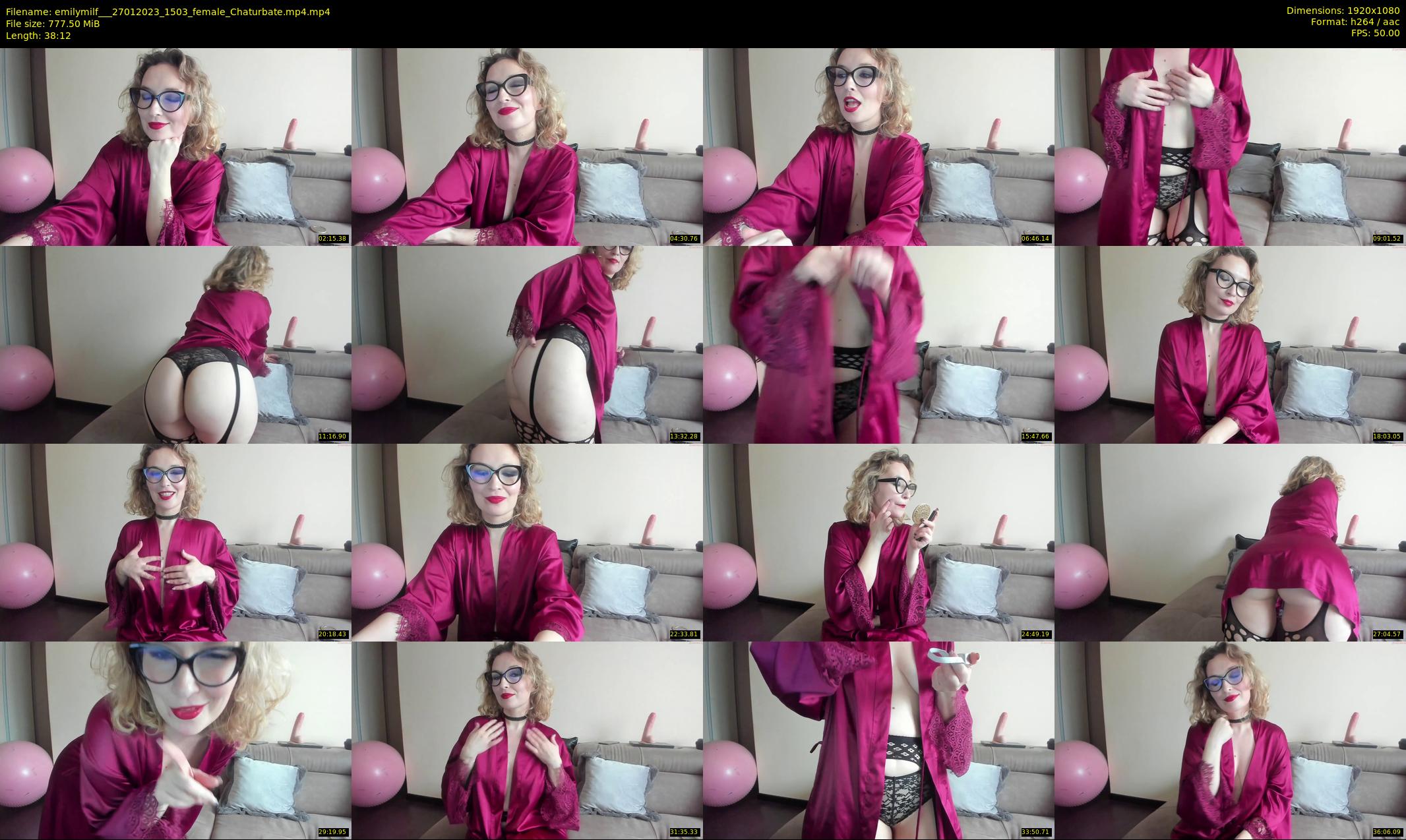 emilymilf__ — 39 minute Chaturbate female cam show recording, 1080p, Jan 27, 2023
