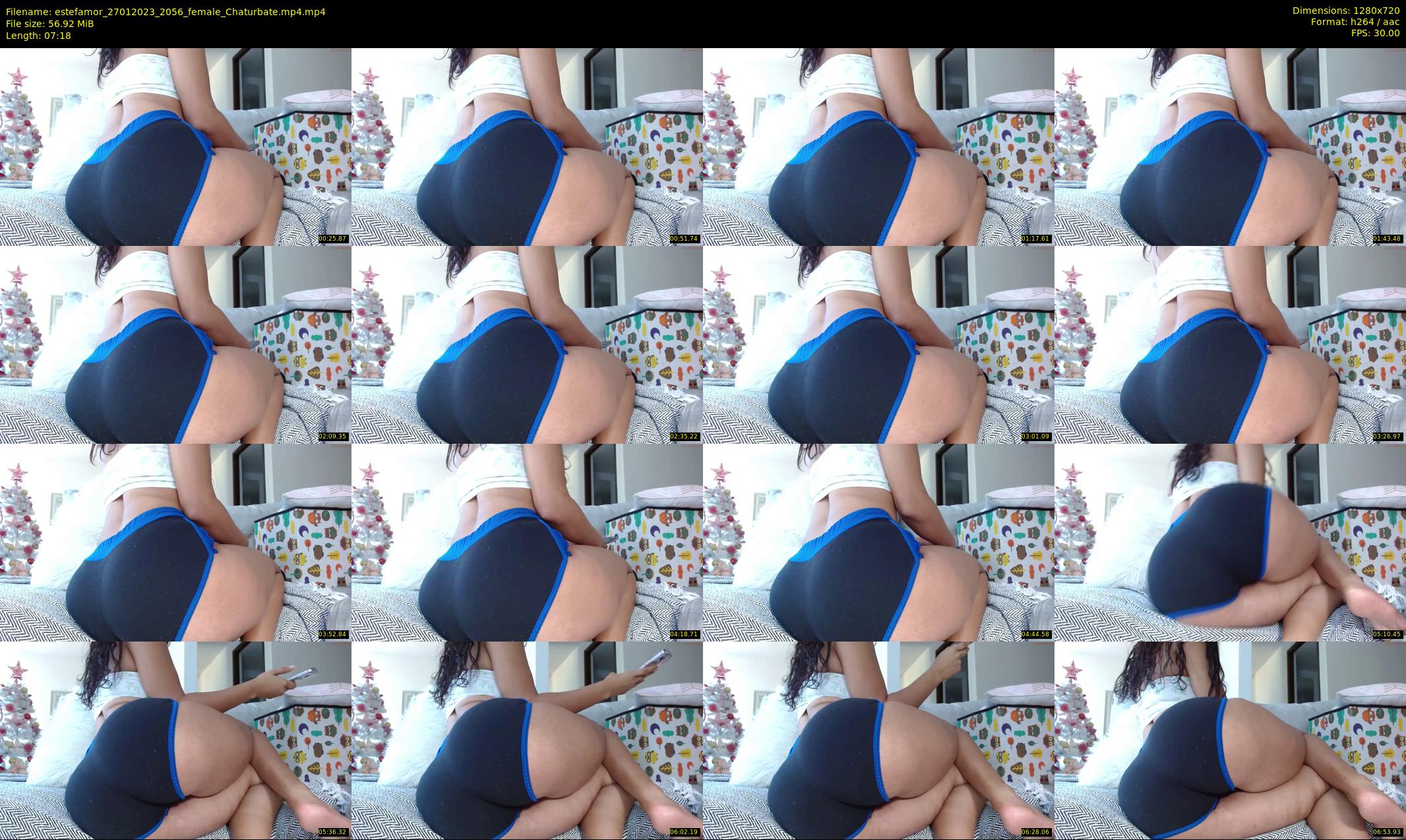 estefamor — 8 minute Chaturbate female cam show recording, 720p, Jan 27, 2023