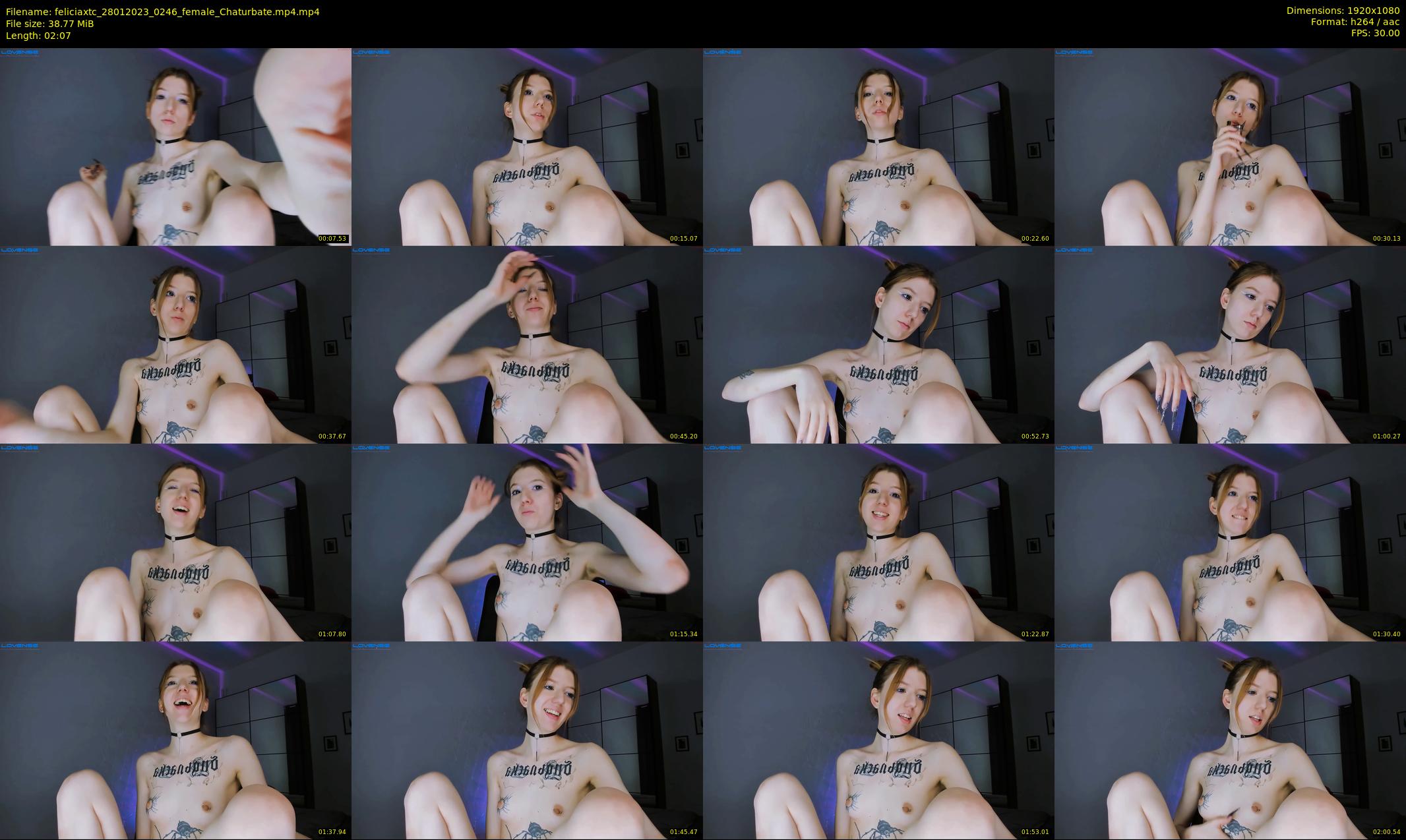 feliciaxtc — 3 minute Chaturbate female cam show recording, 1080p, Jan 28, 2023