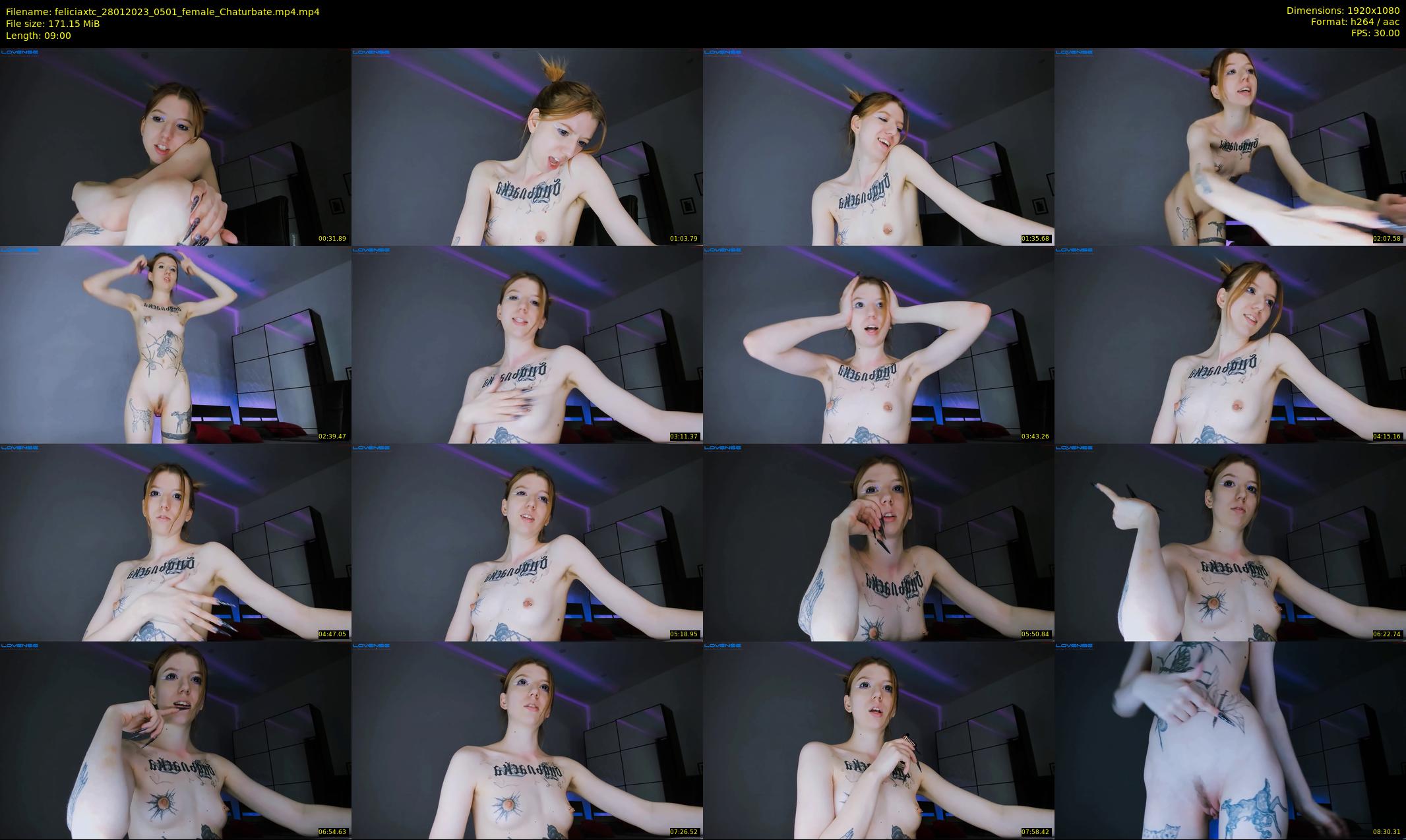 feliciaxtc — 9 minute Chaturbate female cam show recording, 1080p, Jan 28, 2023