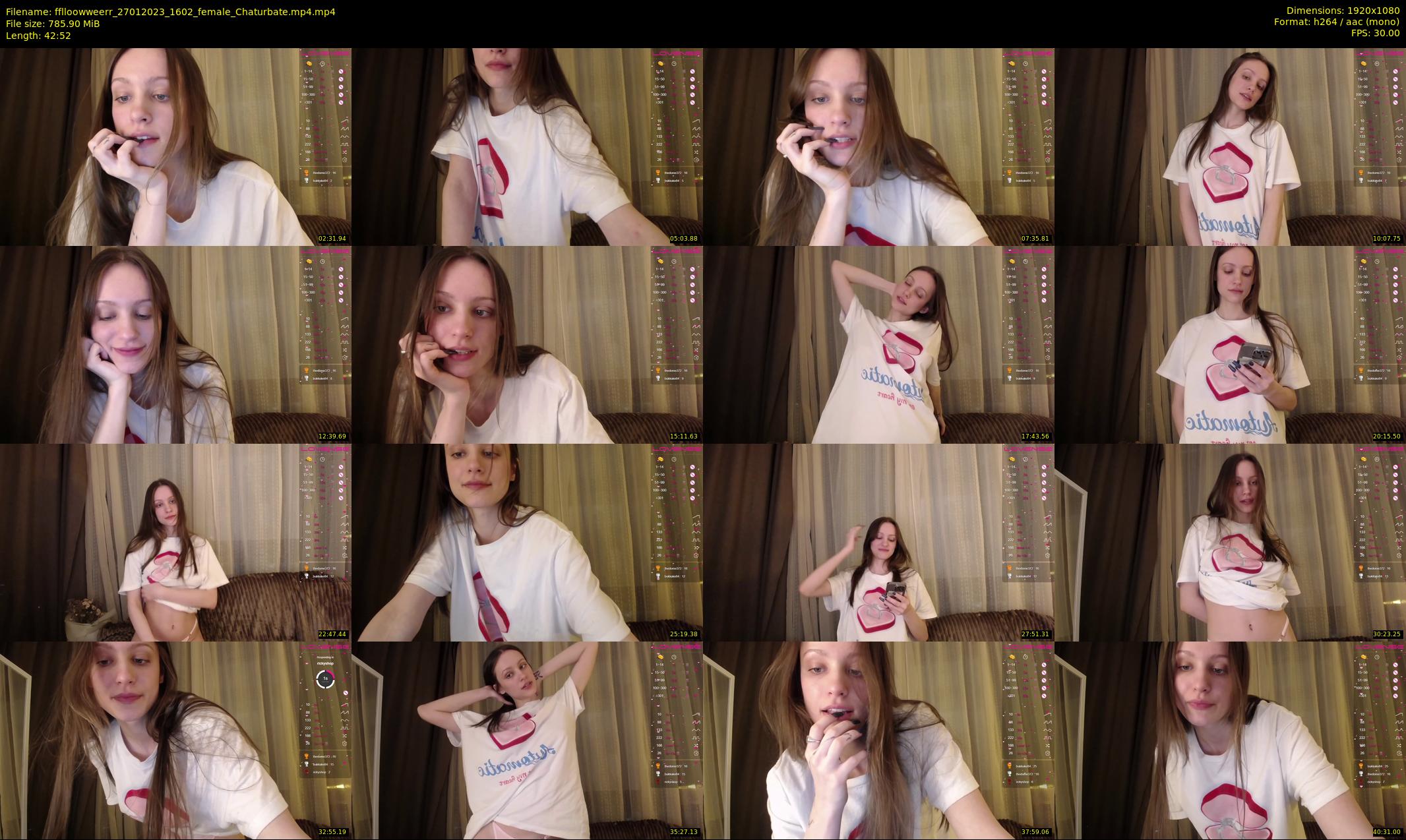fflloowweerr — 43 minute Chaturbate couple cam show recording, 1080p, Jan 27, 2023
