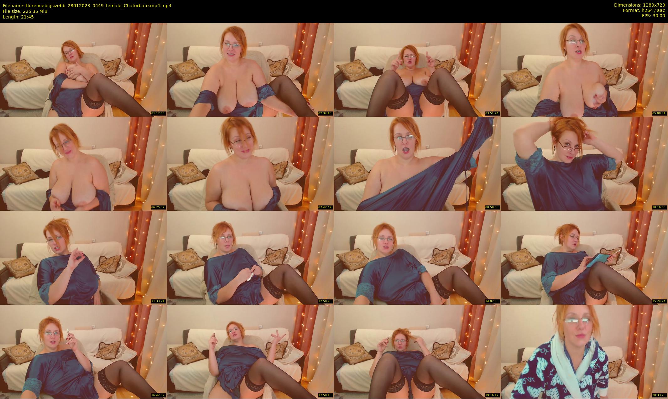 florencebigsizebb — 22 minute Chaturbate female cam show recording, 720p, Jan 28, 2023