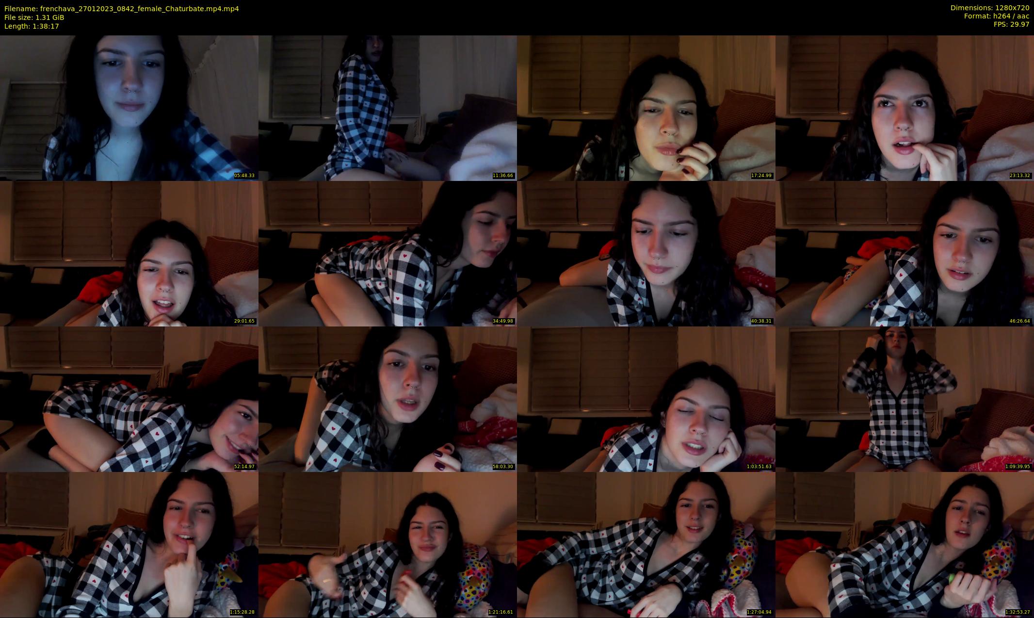 frenchava — 99 minute Chaturbate female cam show recording, 720p, Jan 27, 2023