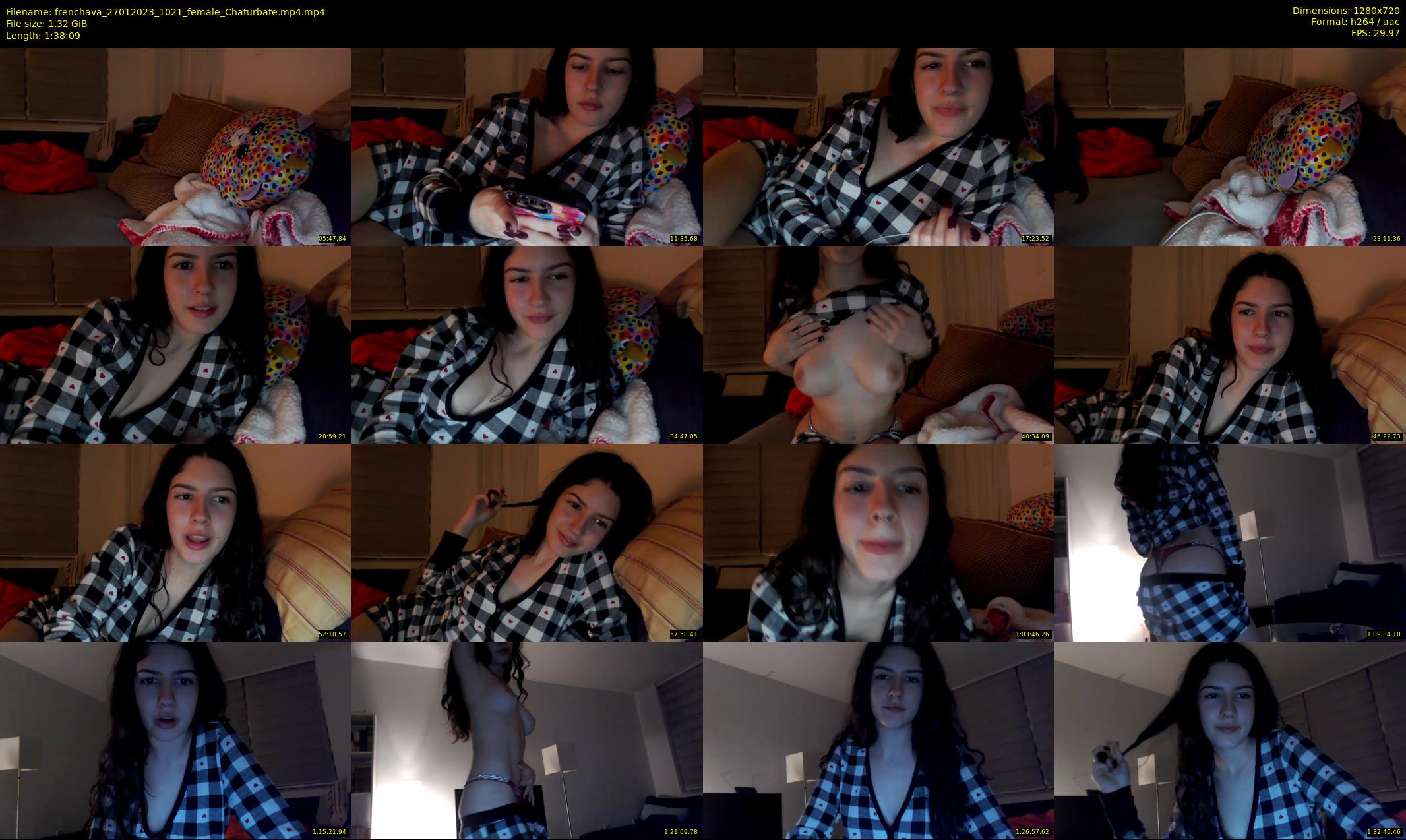 frenchava — 99 minute Chaturbate female cam show recording, 720p, Jan 27, 2023