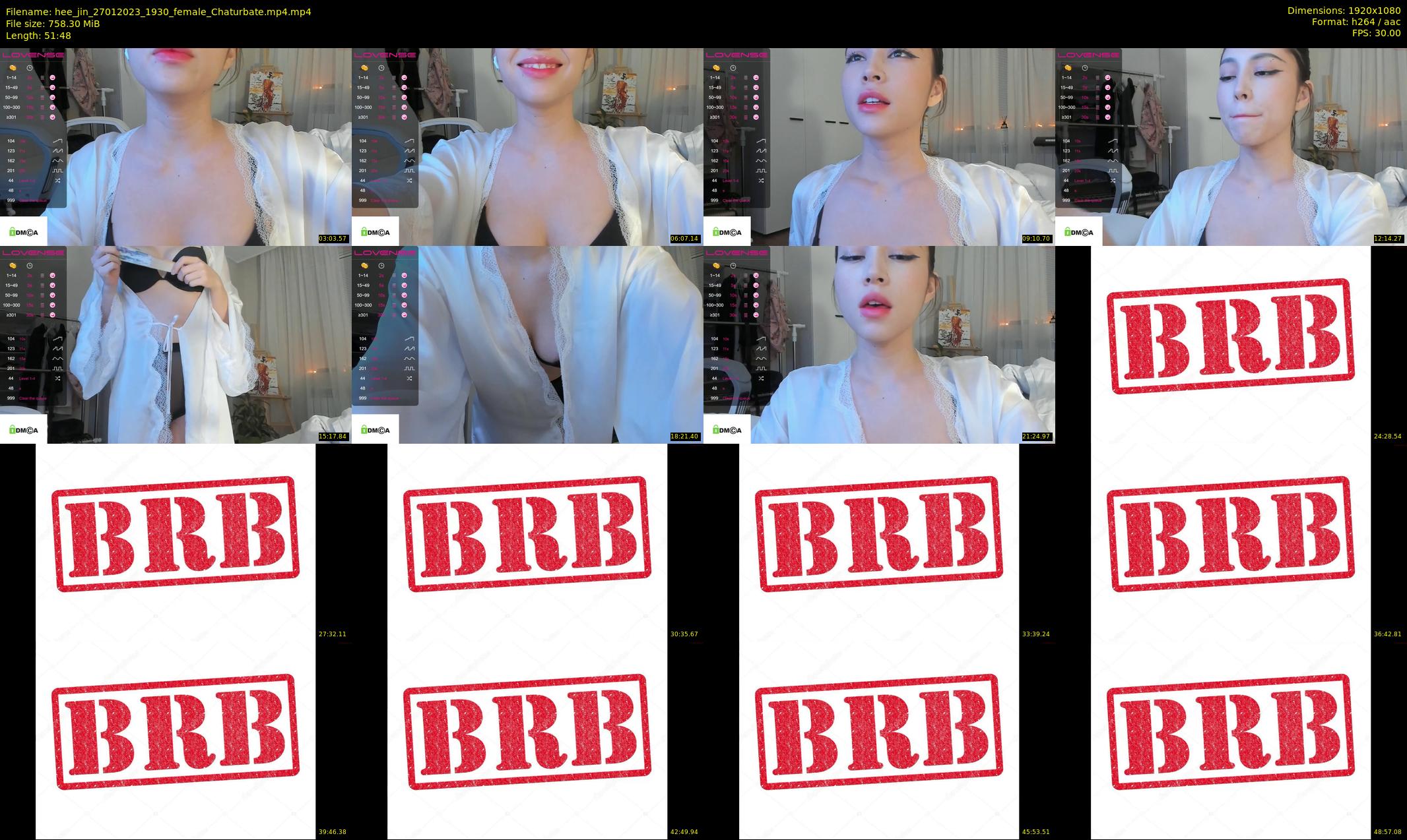 hee_jin — 52 minute Chaturbate female cam show recording, 1080p, Jan 27, 2023
