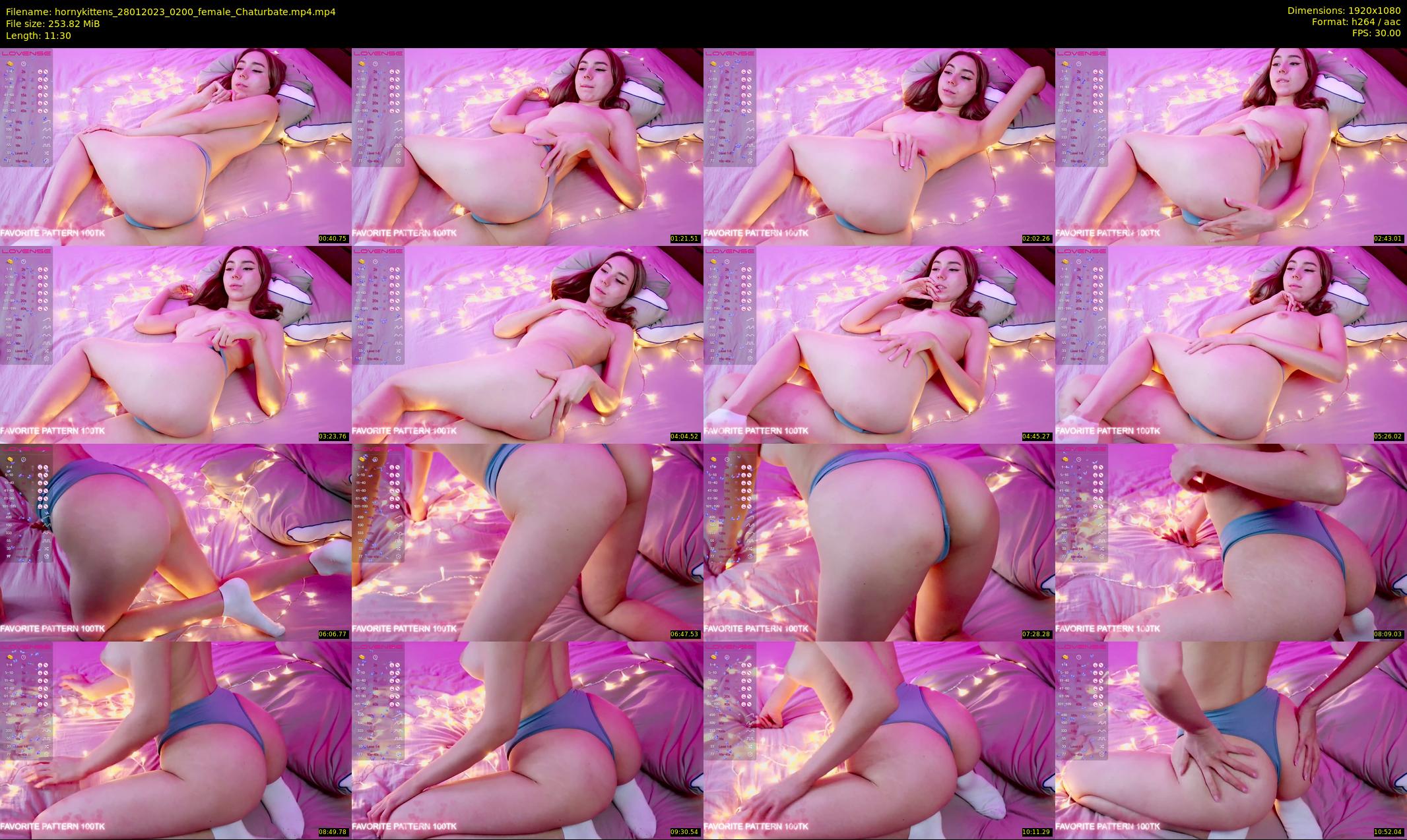 hornykittens — 12 minute Chaturbate couple cam show recording, 1080p, Jan 28, 2023