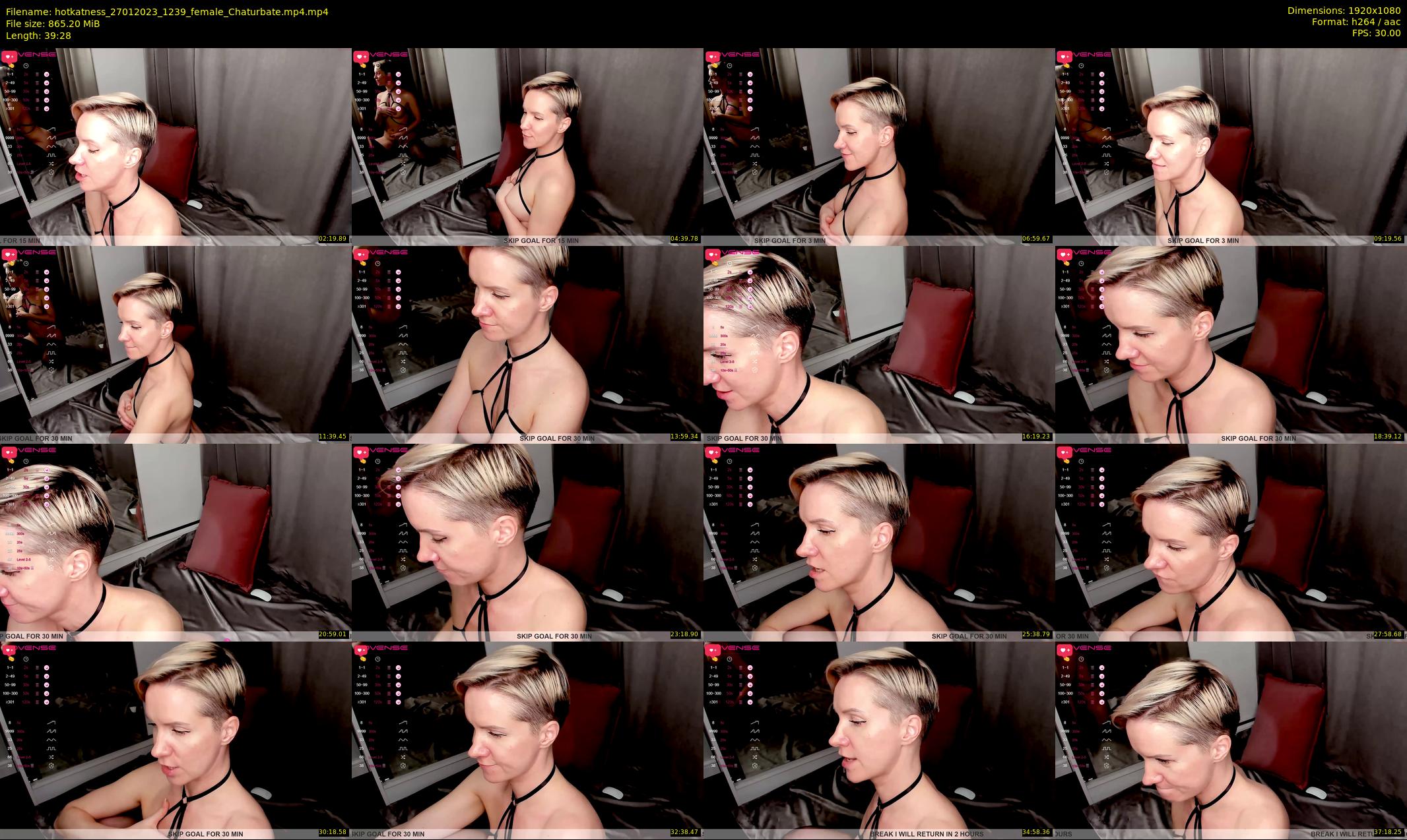 hotkatness — 40 minute Chaturbate female cam show recording, 1080p, Jan 27, 2023